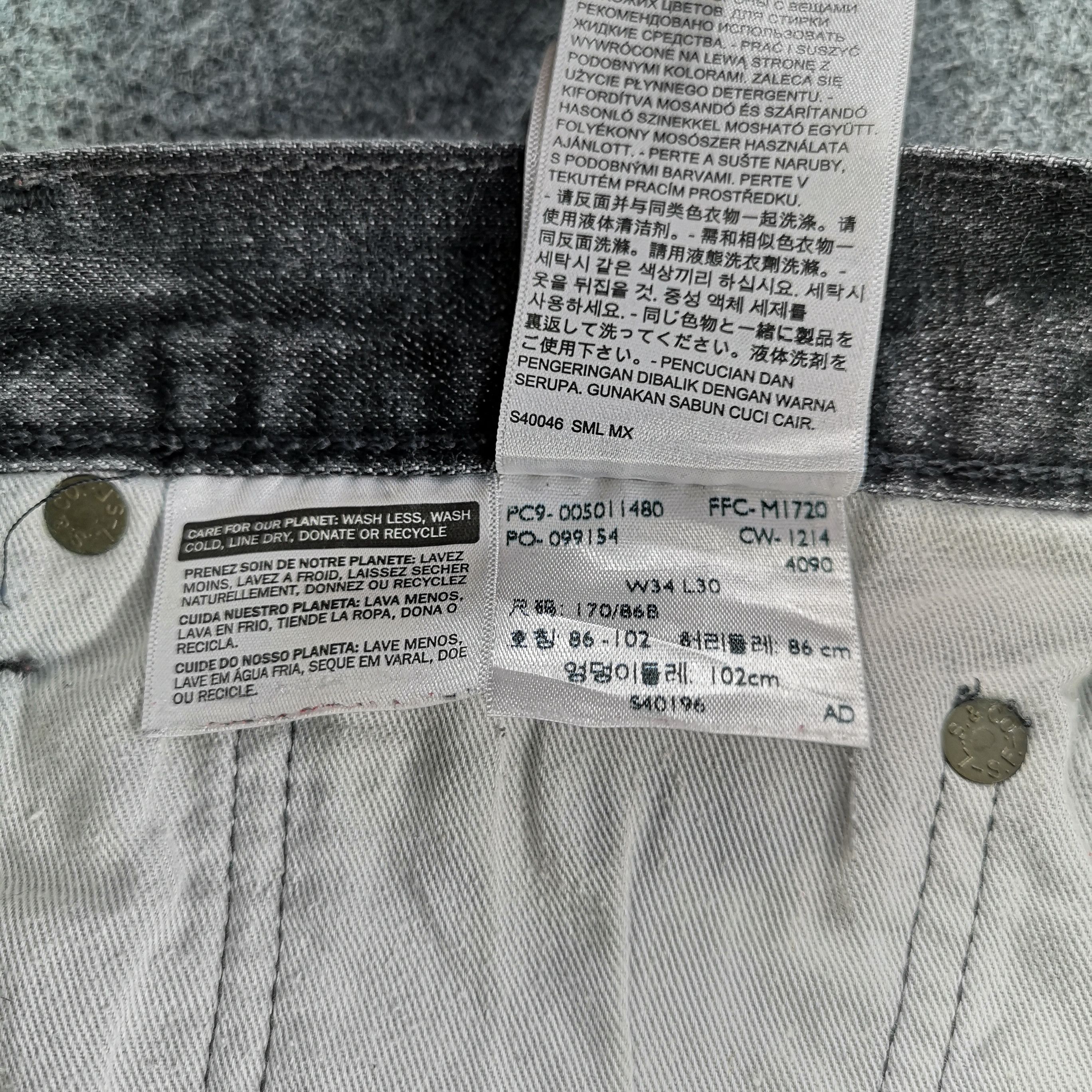 Levi's Vintage Levis 501 Faded Black Jeans-JM1074 Size US 35 - 11 Thumbnail