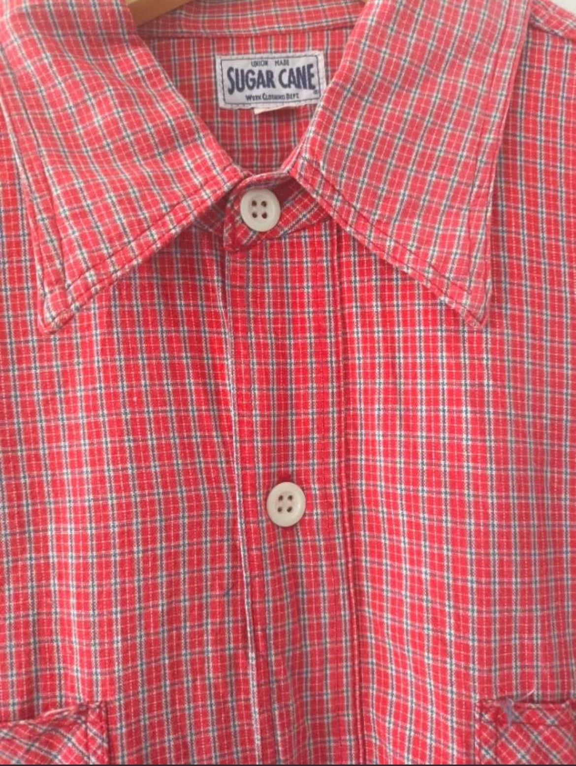 Sugar Cane × Toyo Enterprises Sugarcane plaid Shirt Size US M / EU 48-50 / 2 - 2 Thumbnail