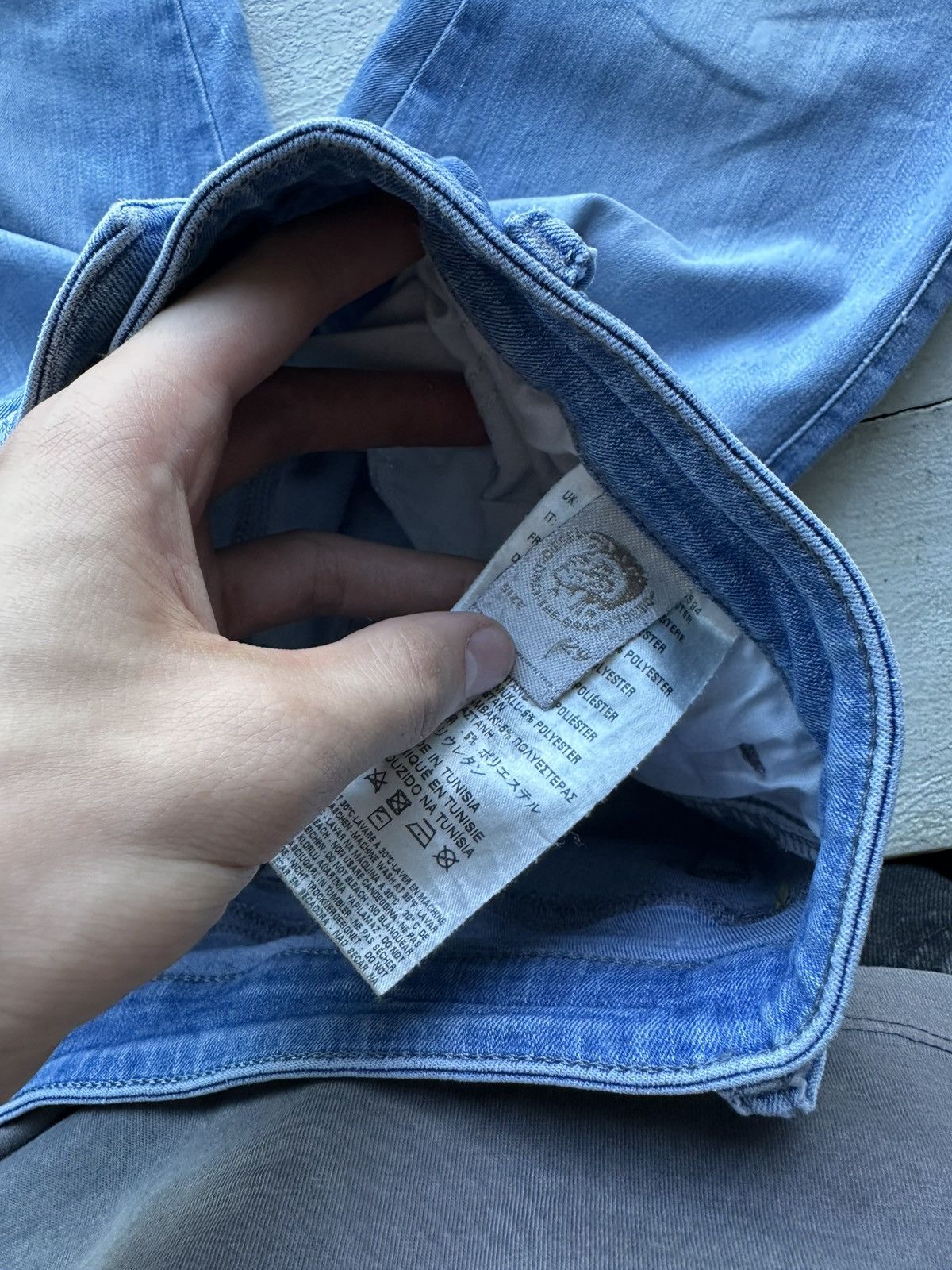 Diesel 🚨 DIESEL IFSIXWASNINE JEANS DENIM RARE Y2K FIT GOTHIC PUNK Size 29" - 7 Thumbnail