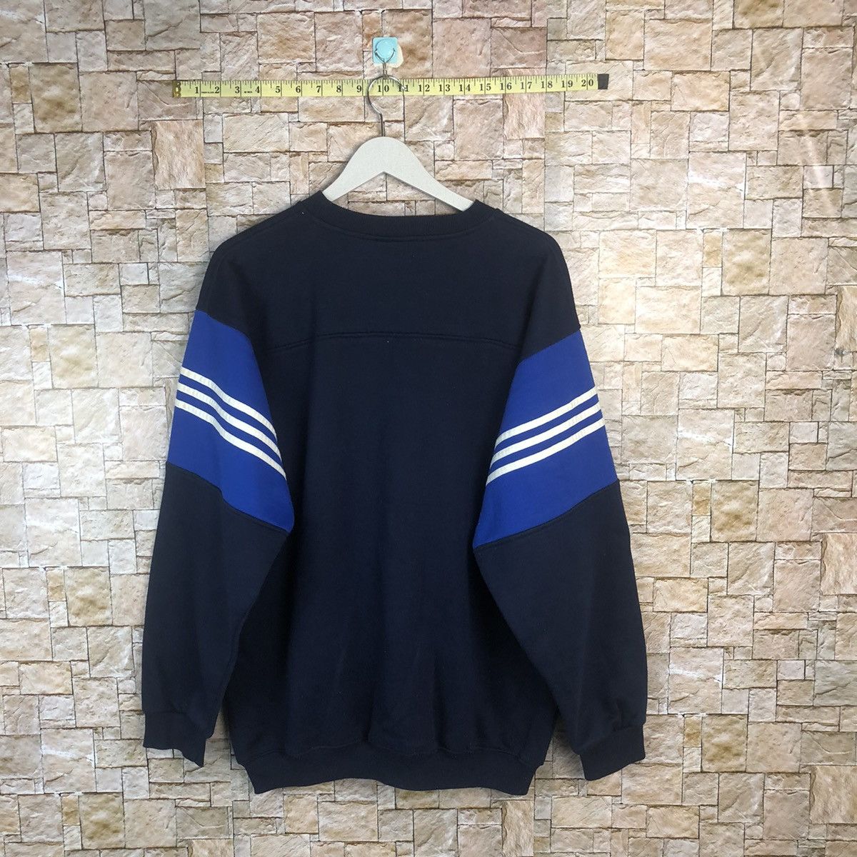 Adidas × Vintage Adidas Dark Blue Sweatshirt #A6 Size US XL / EU 56 / 4 - 17 Thumbnail
