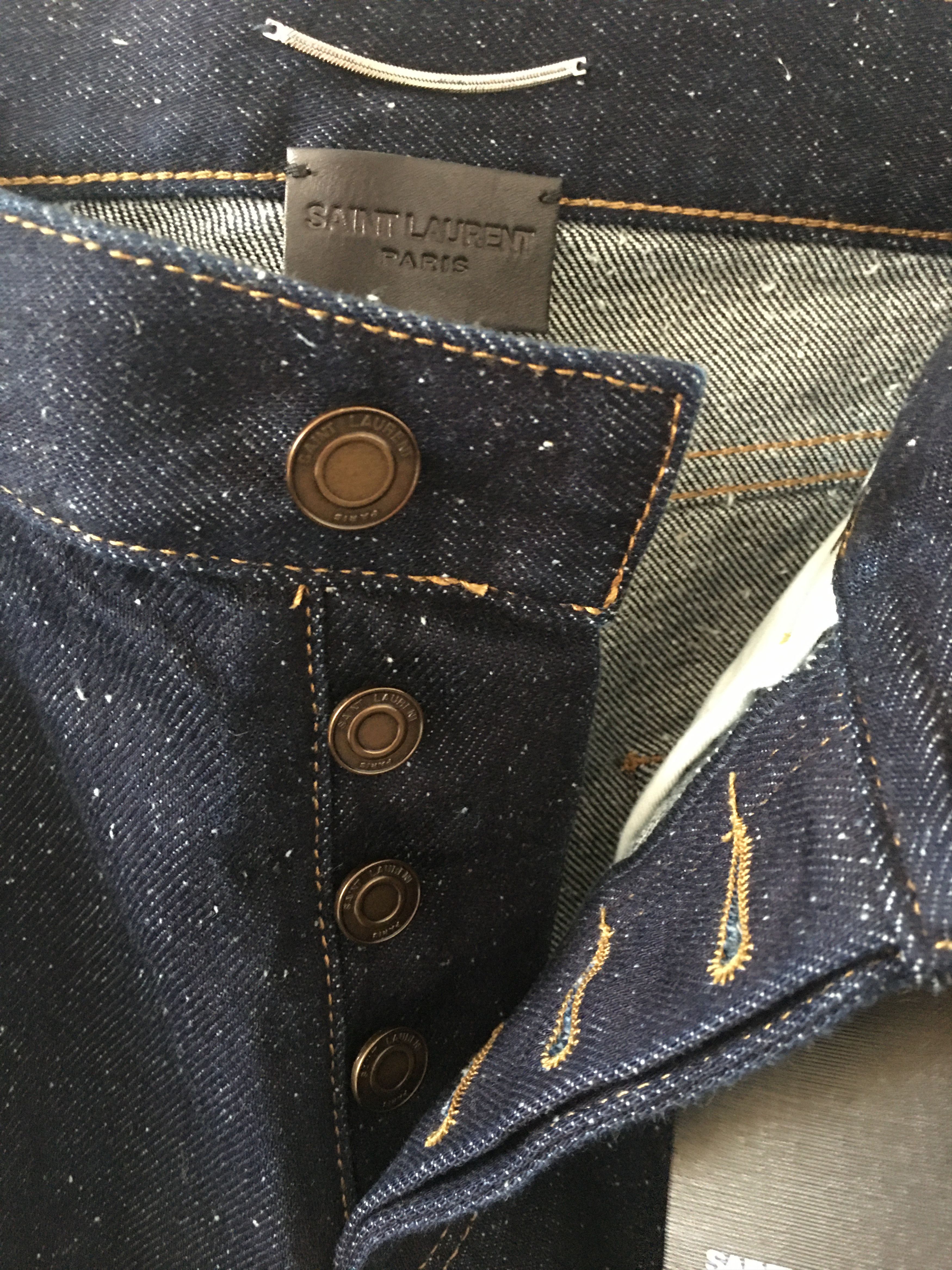Saint Laurent Paris Jean in Blue Denim Size US 32 / EU 48 - 2 Thumbnail