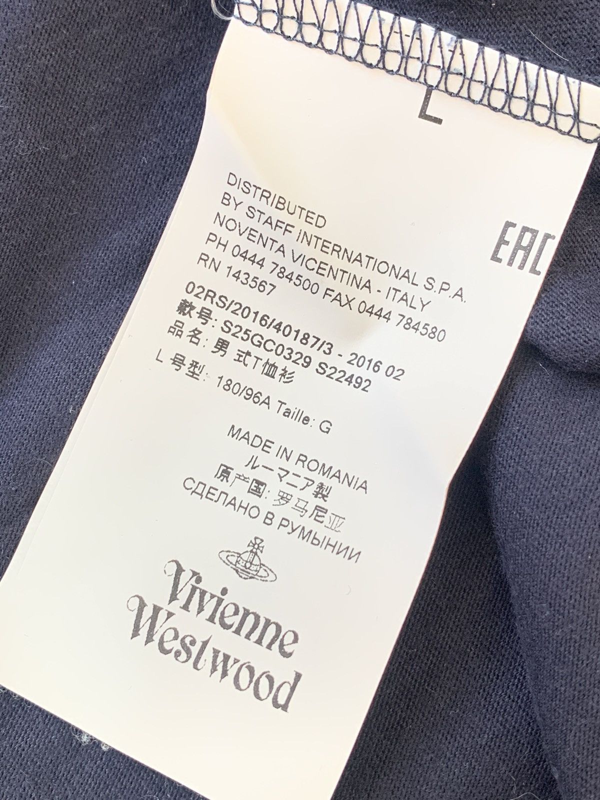 Vivienne Westwood VINTAGE VIVIENNE WESTWOOD MINI LOGO TEE SHIRT Size US L / EU 52-54 / 3 - 4 Thumbnail