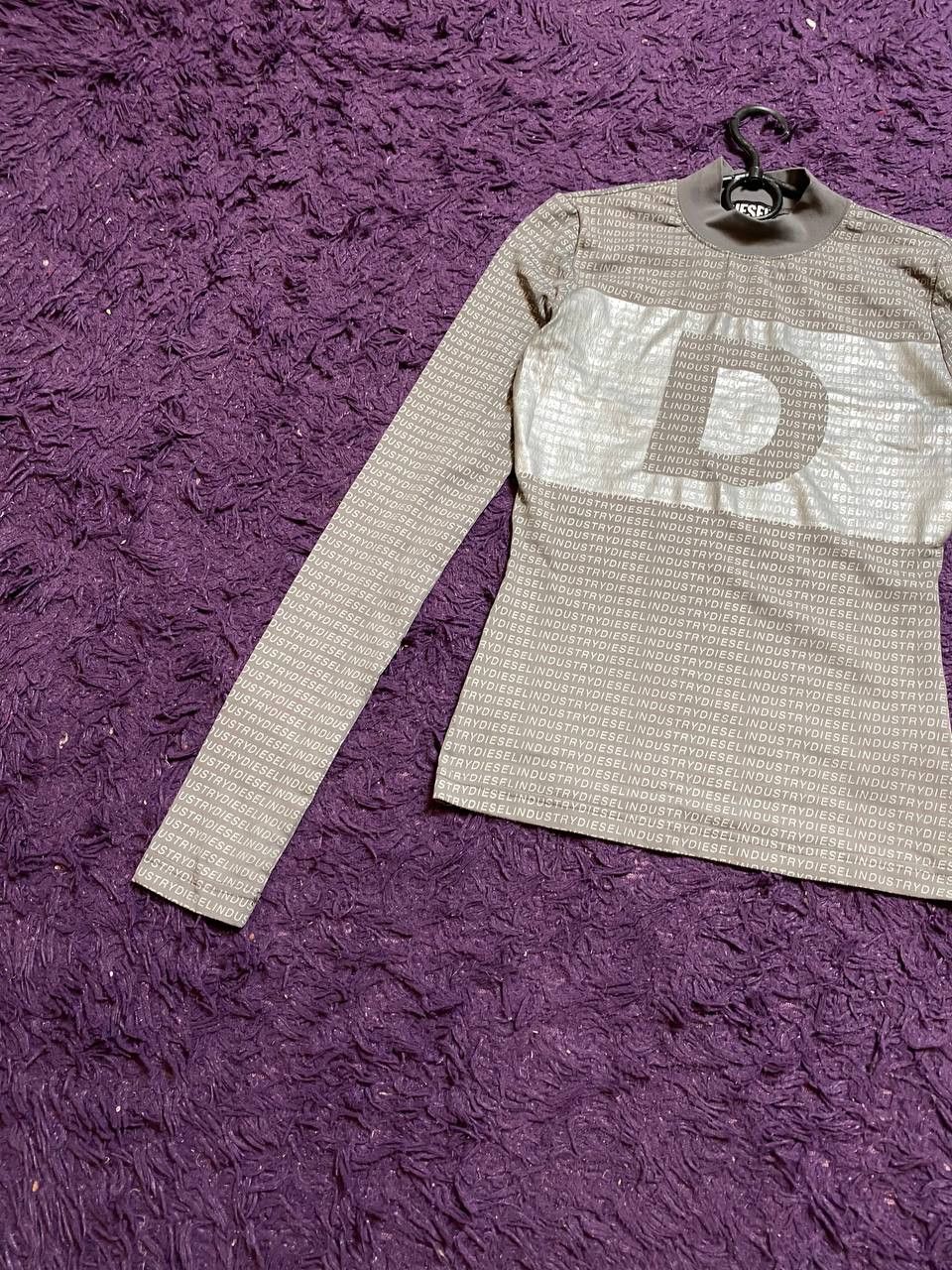 Diesel Vintage Diesel Big Y2K Logo Basic Long Sleeve Size S Size S / US 4 / IT 40 - 7 Thumbnail