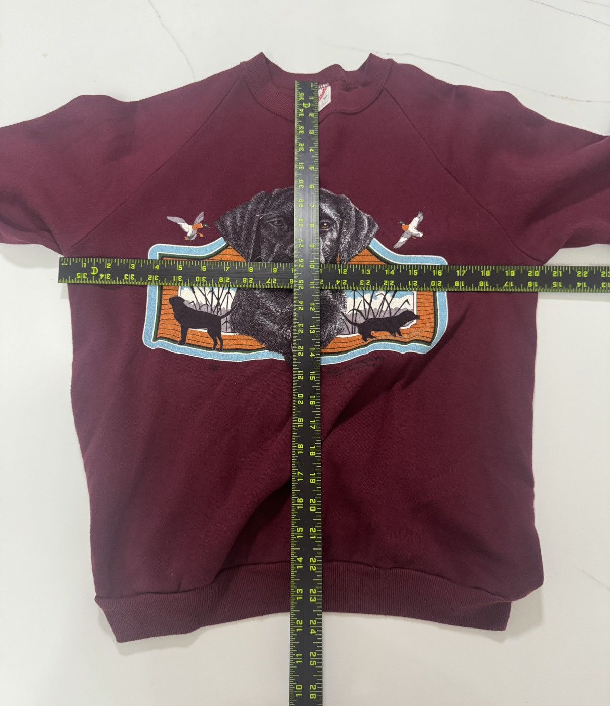 Jerzees Vintage 80s/90s Labrador Retriever hunting crewneck Size US L / EU 52-54 / 3 - 5 Thumbnail