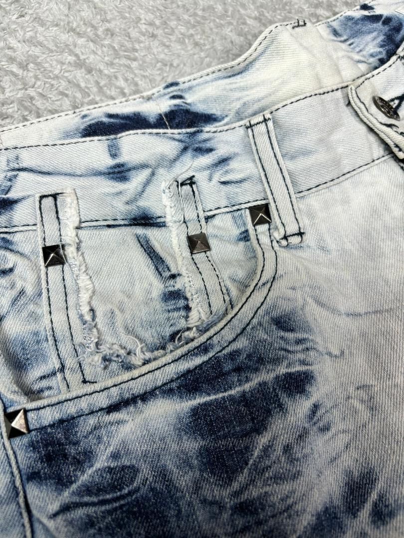 semanticdesign Semantic Design Stud Bleachwash Denim S0335 Size US 30 / EU 46 - 7 Thumbnail