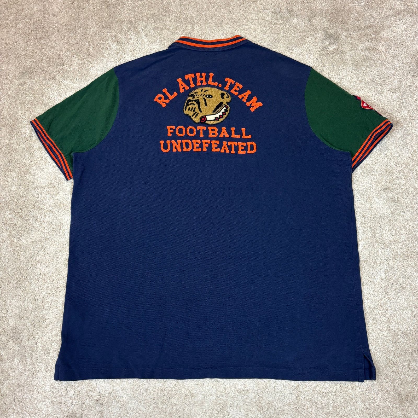 Polo Ralph Lauren Polo Ralph Lauren P Wing Chenile Football Bulldog Men's 2XL Size US XXL / EU 58 / 5 - 3 Thumbnail