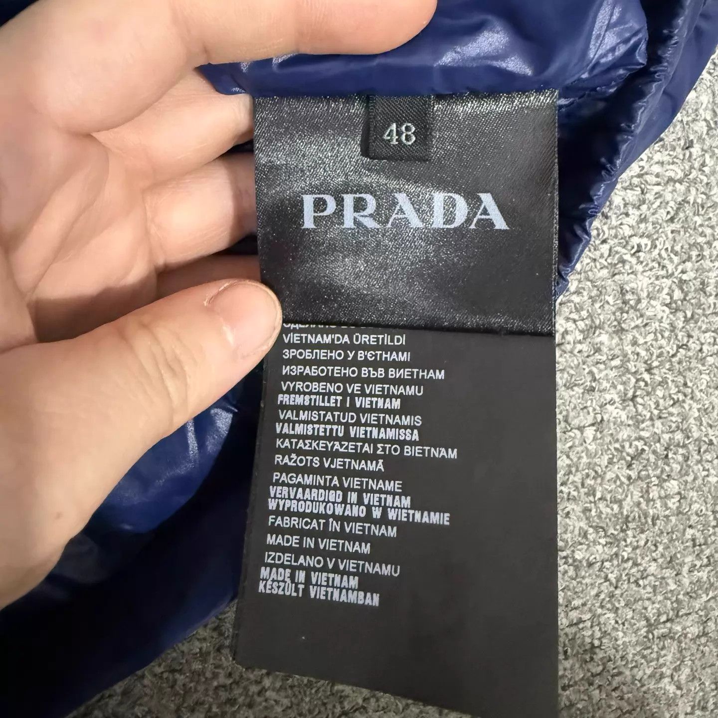 Prada Prada blue metal triangle logo down vest unused with tags 48 Size US M / EU 48-50 / 2 - 5 Thumbnail