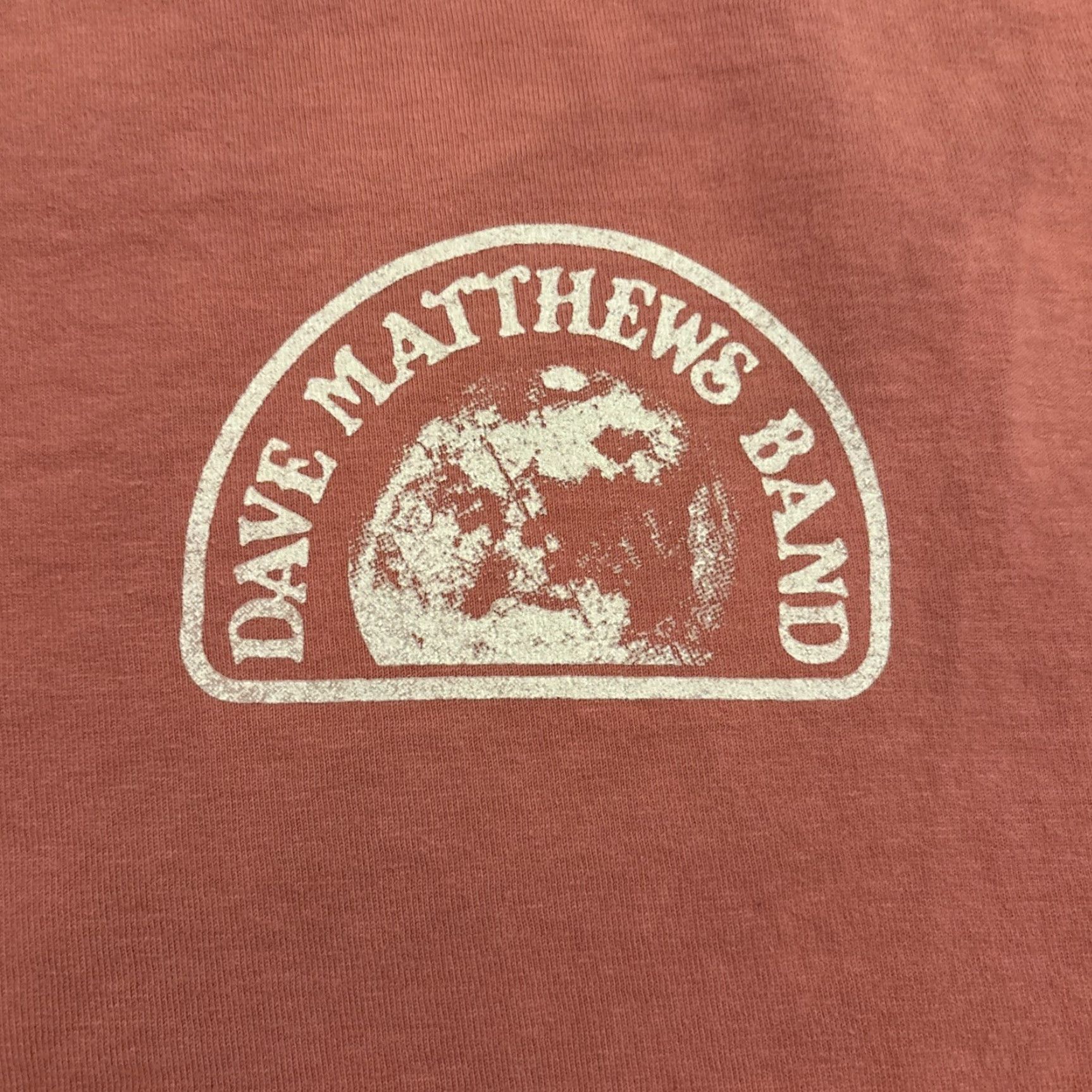 Vintage VINTAGE Dave Matthews Band Landscape Graphic Shirt XL Official Salmon Men Men’s XL Crew Neck Short Sleeve Graphic Print Music Band Theme All Seasons Size US XL / EU 56 / 4 - 2 Thumbnail