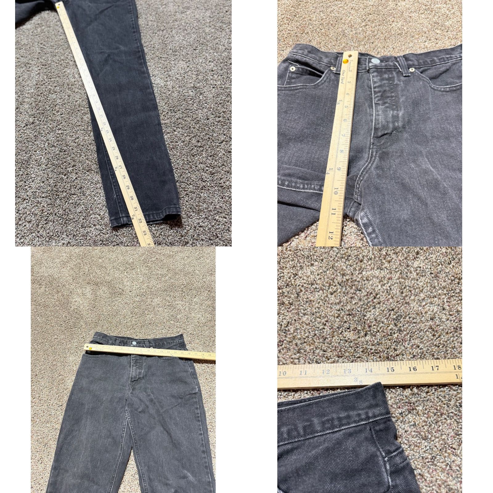 Calvin Klein VINTAGE Calvin Klein Women's Jeans Size 10 Black Denim High Rise Mom 90s Size 32" / US 10 / IT 46 - 8 Thumbnail