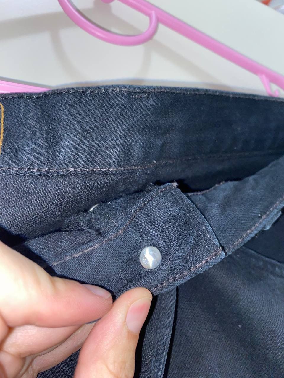 Levi's × Vintage Vintage Levi's 501 Jeans Distressed Faded Black Denim Size US 32 / EU 48 - 9 Thumbnail
