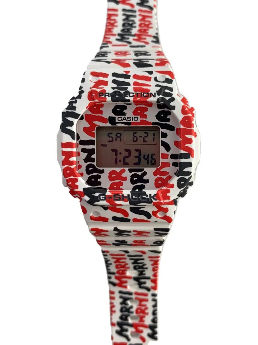 Marni Casio Collab Allover Logo Digital Watch Size ONE SIZE - 1 Thumbnail