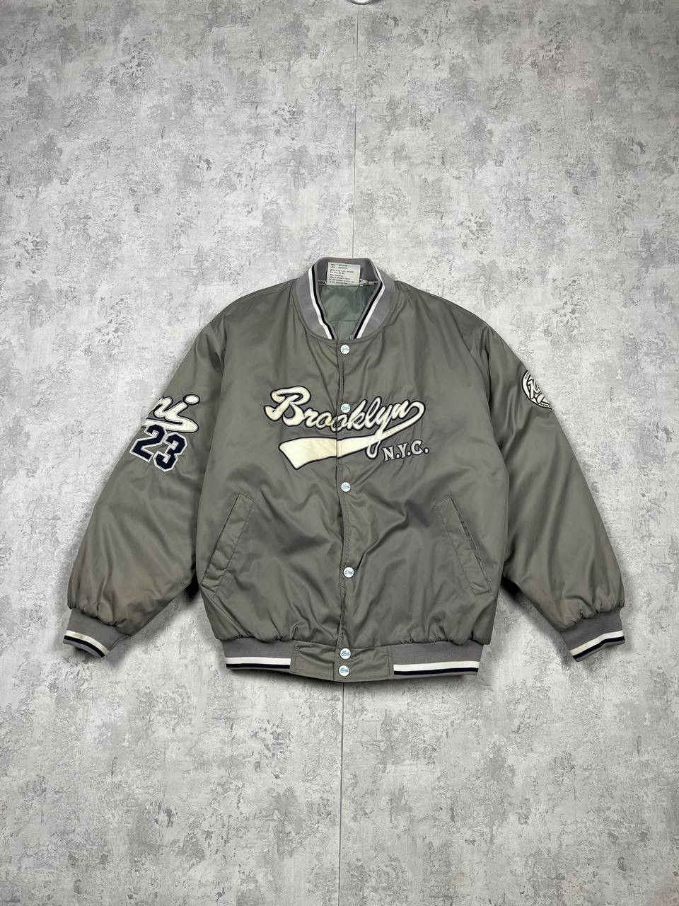 Karl Kani Vintage Karl Kani Iconic Bomber Jacket 23 Brooklyn Size US L / EU 52-54 / 3 - 5 Thumbnail