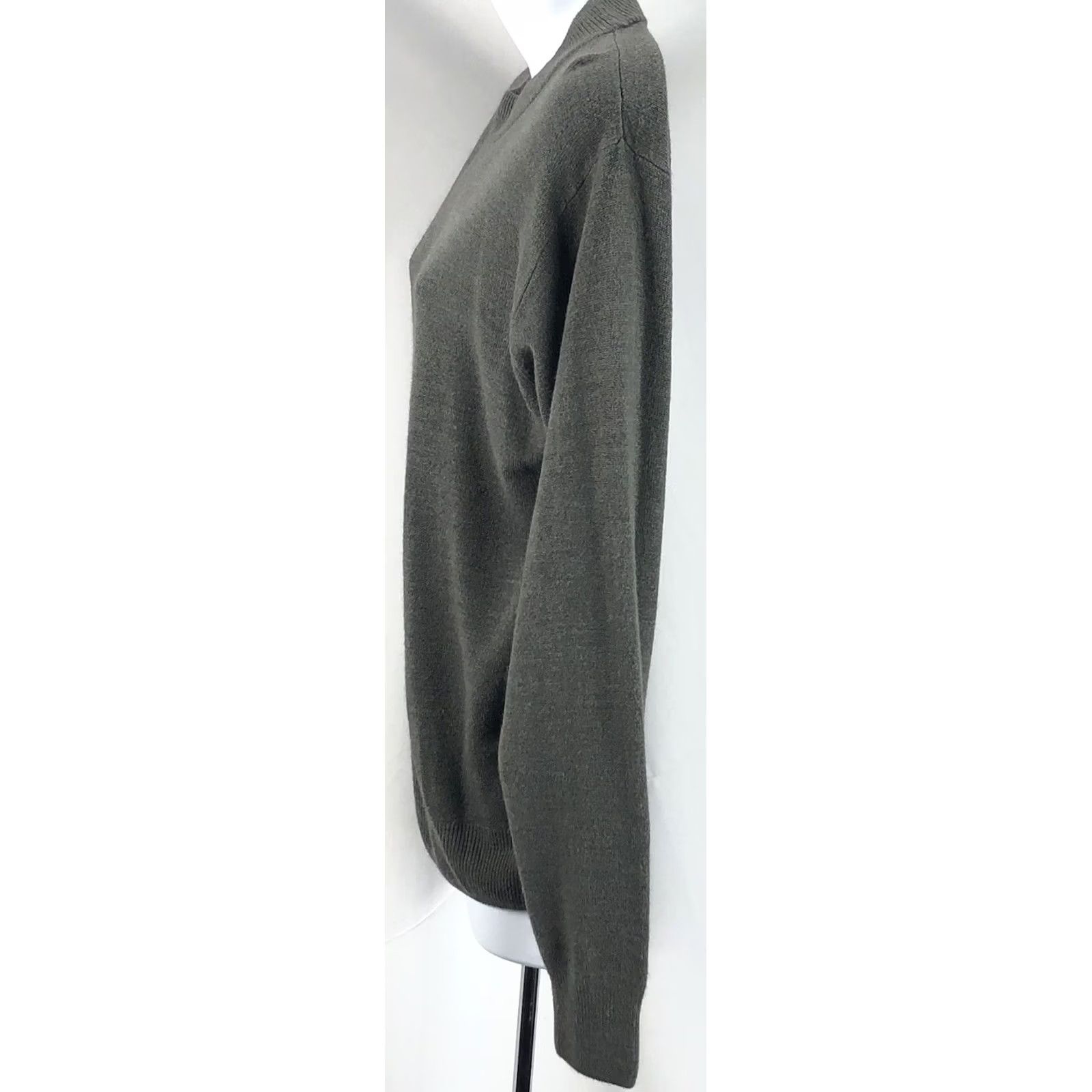 Vintage Sag Harbor Soft Knit Sweater M Gray MockNeck LongSleeve Pullover Cottage Coastal Size M / US 6-8 / IT 42-44 - 2 Thumbnail