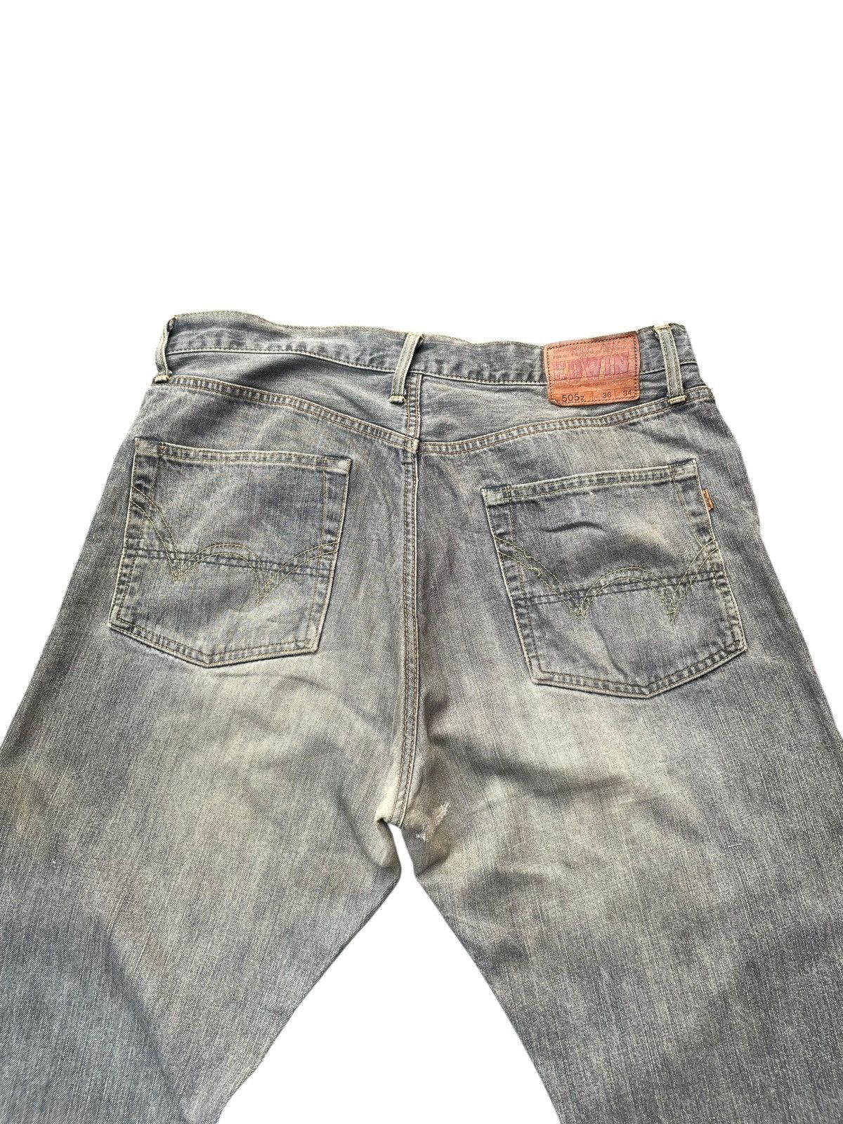 Edwin Vintage Edwin 505 Z Selvedge Distresed Denim Size US 38 / EU 54 - 12 Thumbnail
