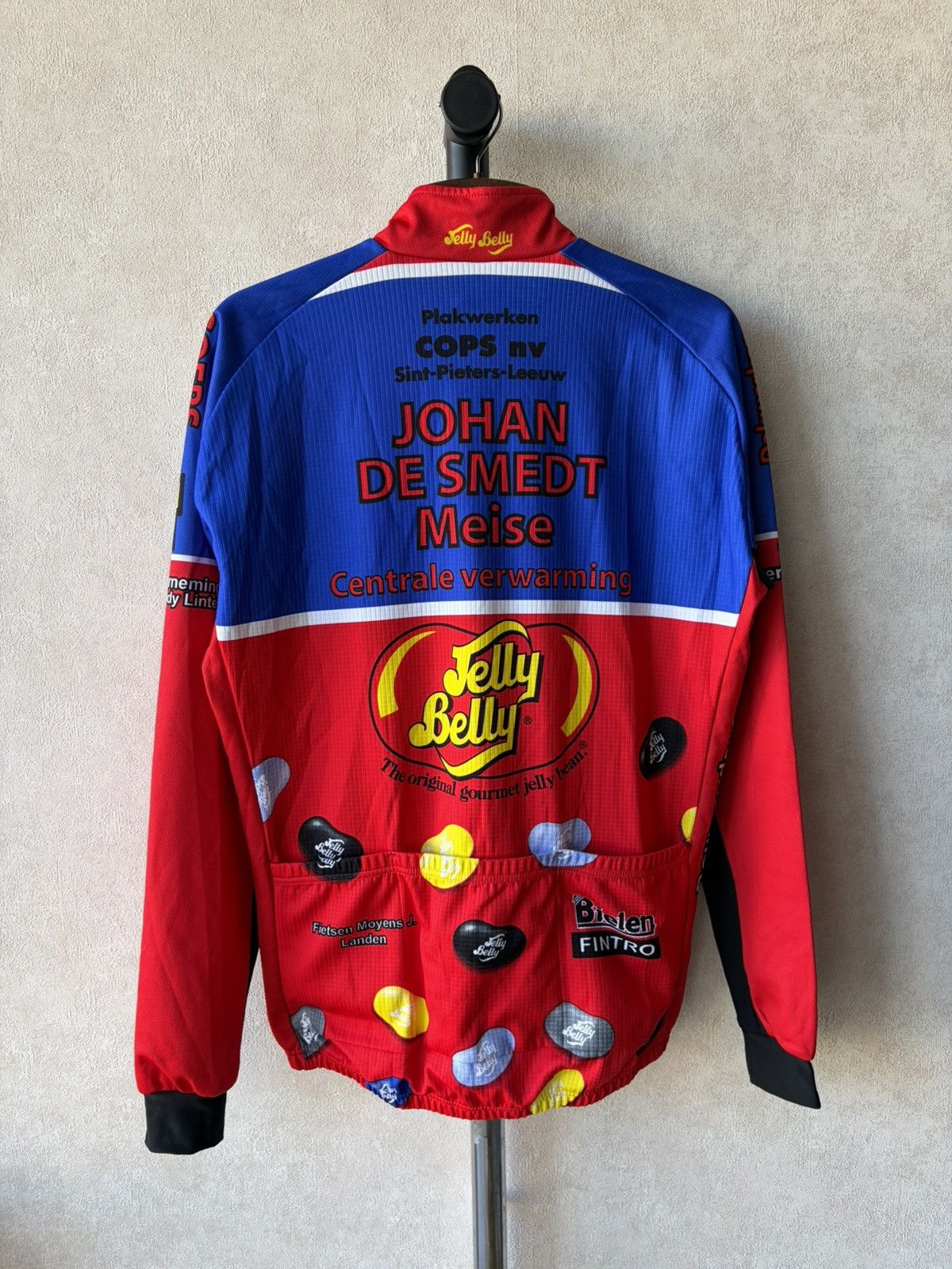 Vintage Vermarc Sport Bike Velo Jersey Jelly Belly Pro Cycling Team Size US M / EU 48-50 / 2 - 2 Thumbnail