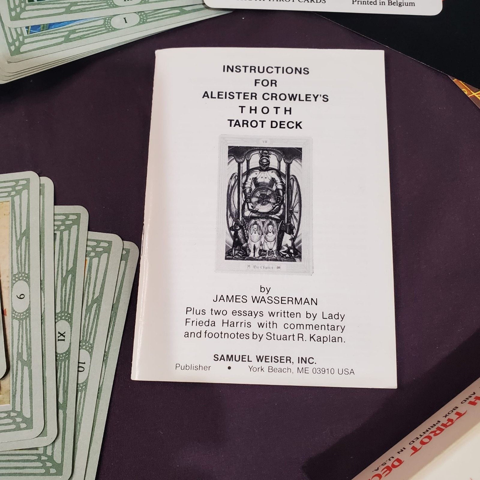 Other Aleister Crowley Thoth Tarot Deck Complete Belgium VTG Size ONE SIZE - 6 Thumbnail