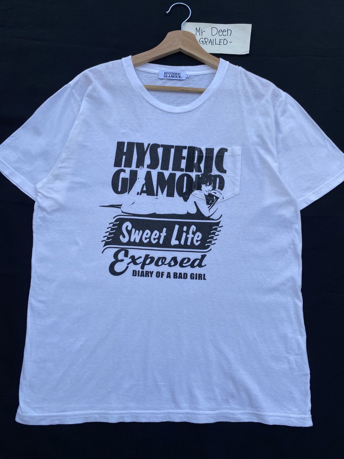 Hysteric Glamour Hysteric Glamour "Sweet Life Exposed Diary of a Bad Girl"Tee Size US L / EU 52-54 / 3 - 4 Thumbnail