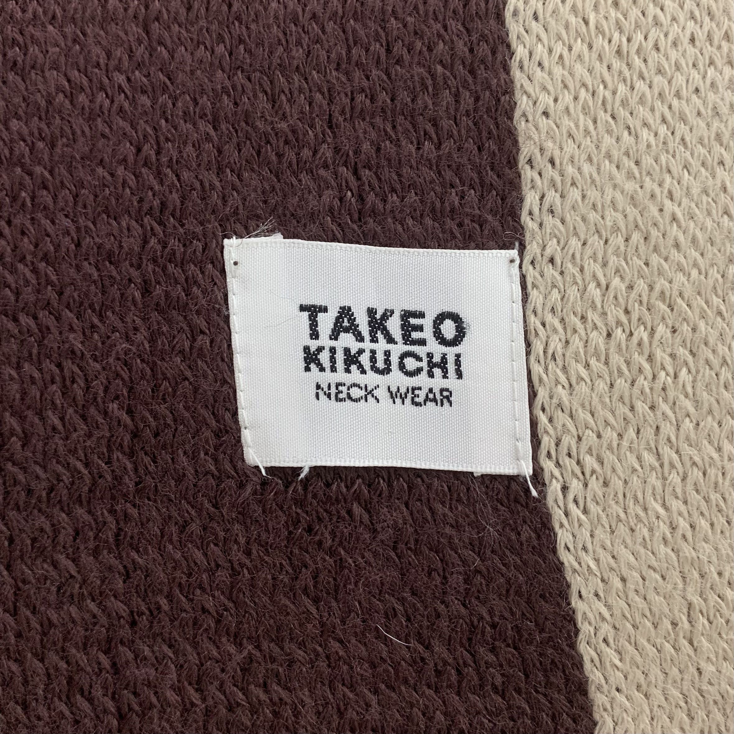 Takeo Kikuchi Takeo Kikuchi Scarf Wool Muffler Neck Wrap BL1067 Size ONE SIZE - 5 Thumbnail