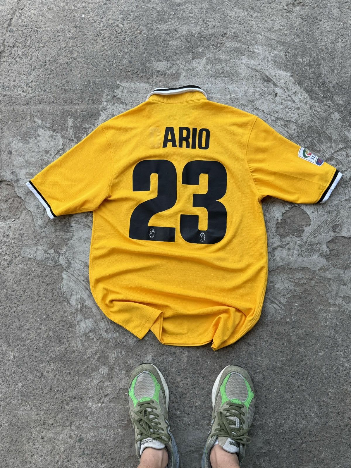 Other Juventus 2014 Away Y2K Yellow Blokecore Drill Soccer Jersey Size US M / EU 48-50 / 2 - 4 Thumbnail
