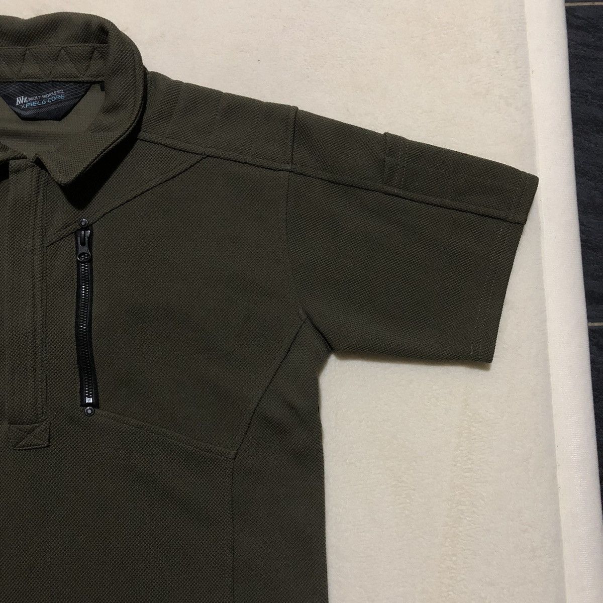 Japanese Brand Japanese Brand Fieldcore Collared Half Zipper Pocket Tee Size US S / EU 44-46 / 1 - 3 Thumbnail