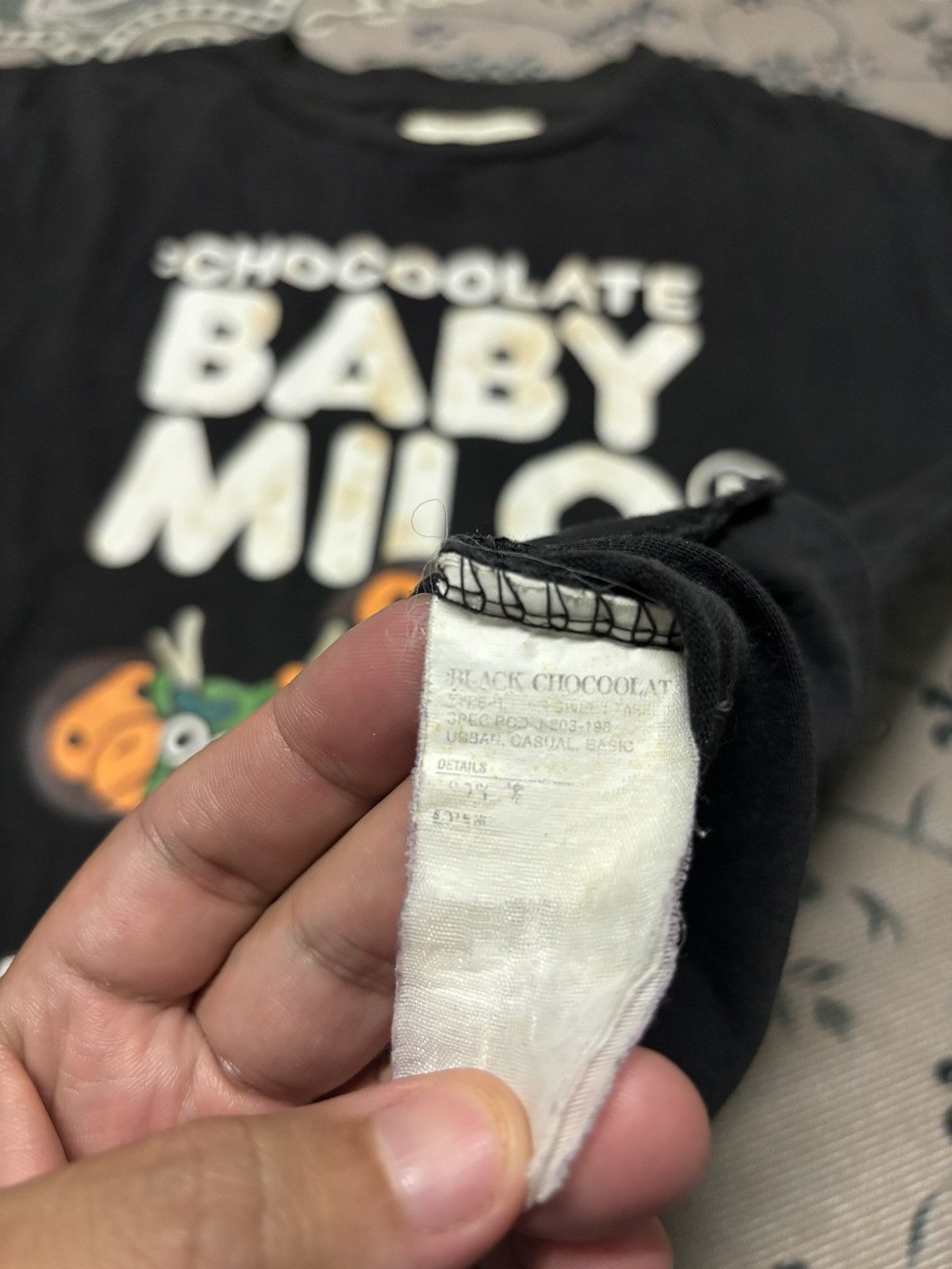 Bape 🔥RARE🔥A BATHING APE X BABY MILO CHOCOOLATE TSHIRT TEE💥 Size US L / EU 52-54 / 3 - 13 Thumbnail