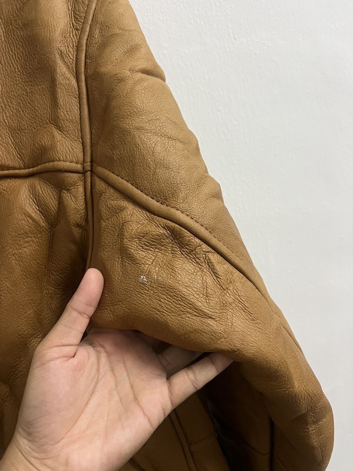 Vintage Vintage Maffei Shearling Jacket Size US L / EU 52-54 / 3 - 8 Thumbnail