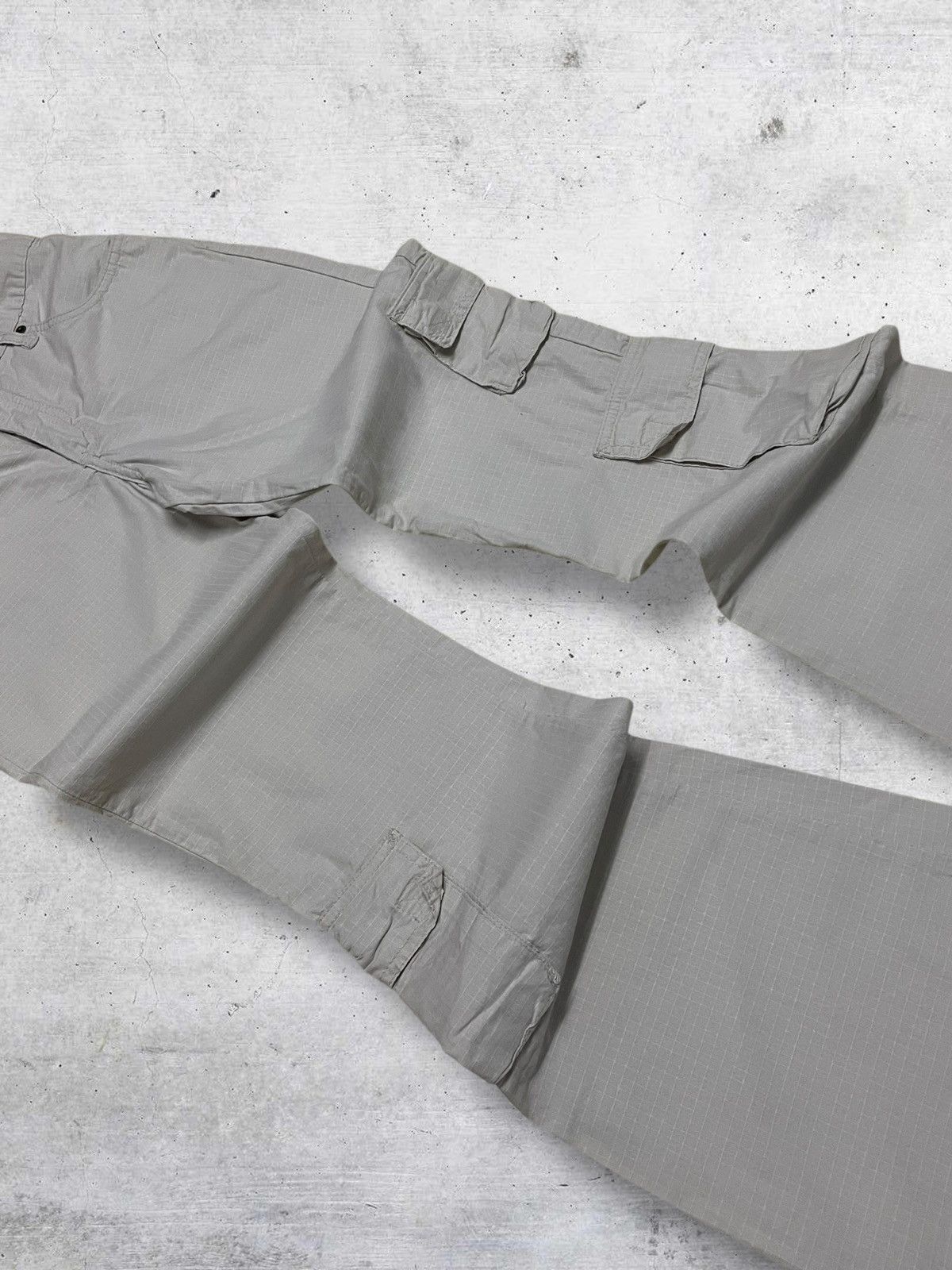 GOA VINTAGE MUDD GENERATION JAPAN DESIGNER 90S CARGO FLARED PANT Size US 27 - 6 Thumbnail