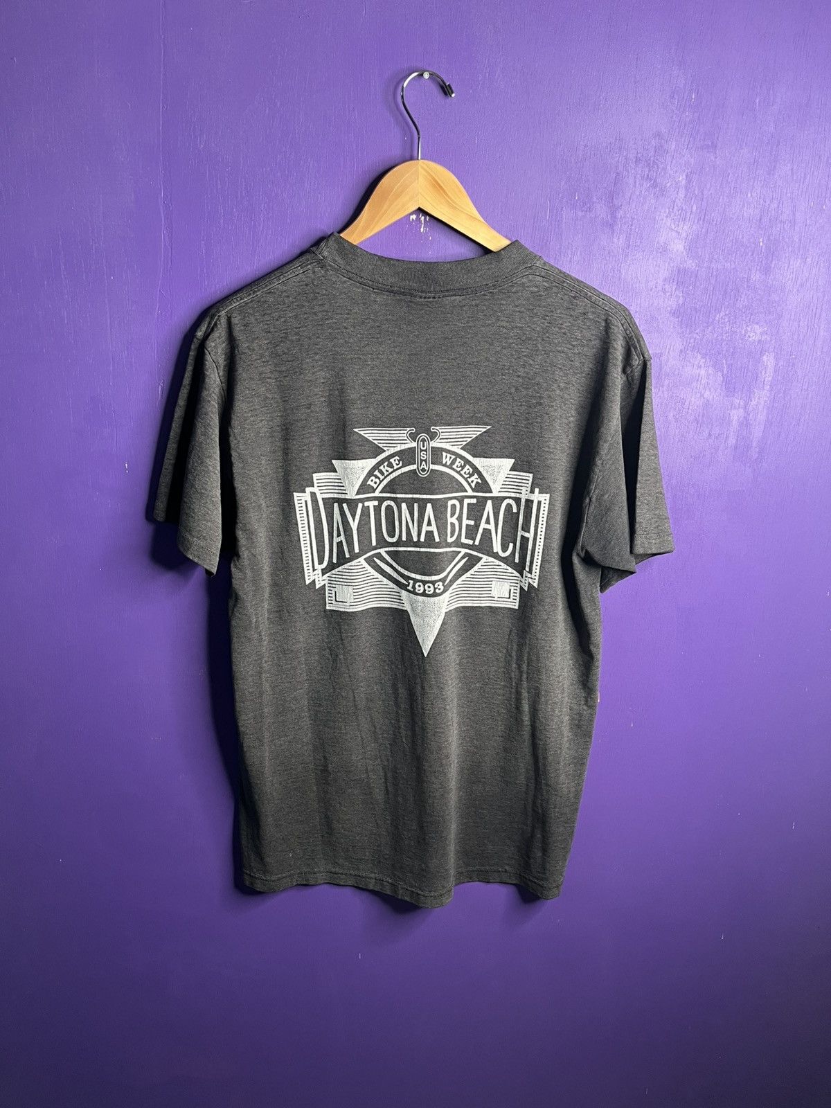 Harley Davidson × Vintage Vintage 1991 Harley Davidson Gods hand t-shirt Size US L / EU 52-54 / 3 - 2 Thumbnail
