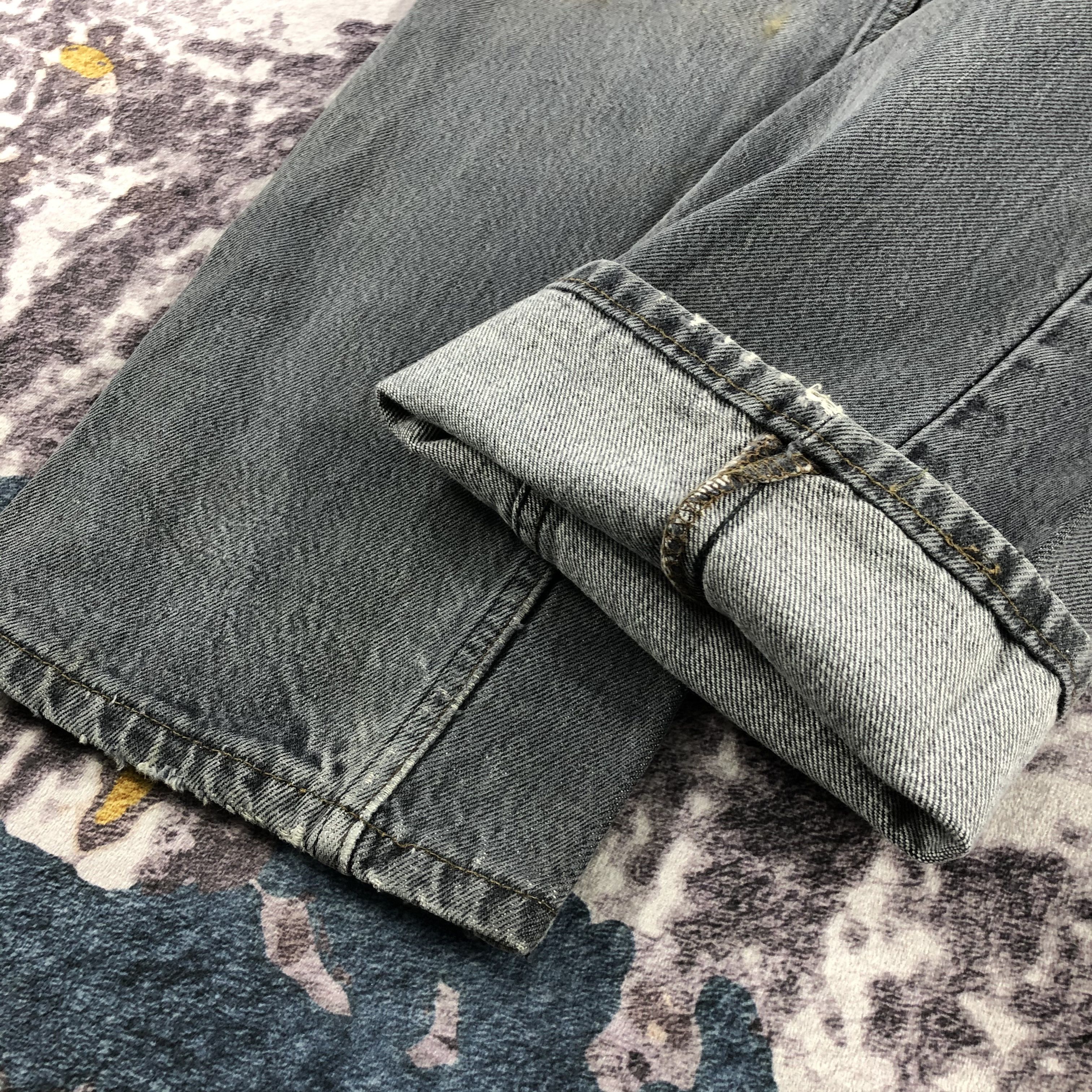 Levi's Vintage 90s Ash Gray Levis 501 Jeans-JM2379 Size US 28 / EU 44 - 10 Thumbnail