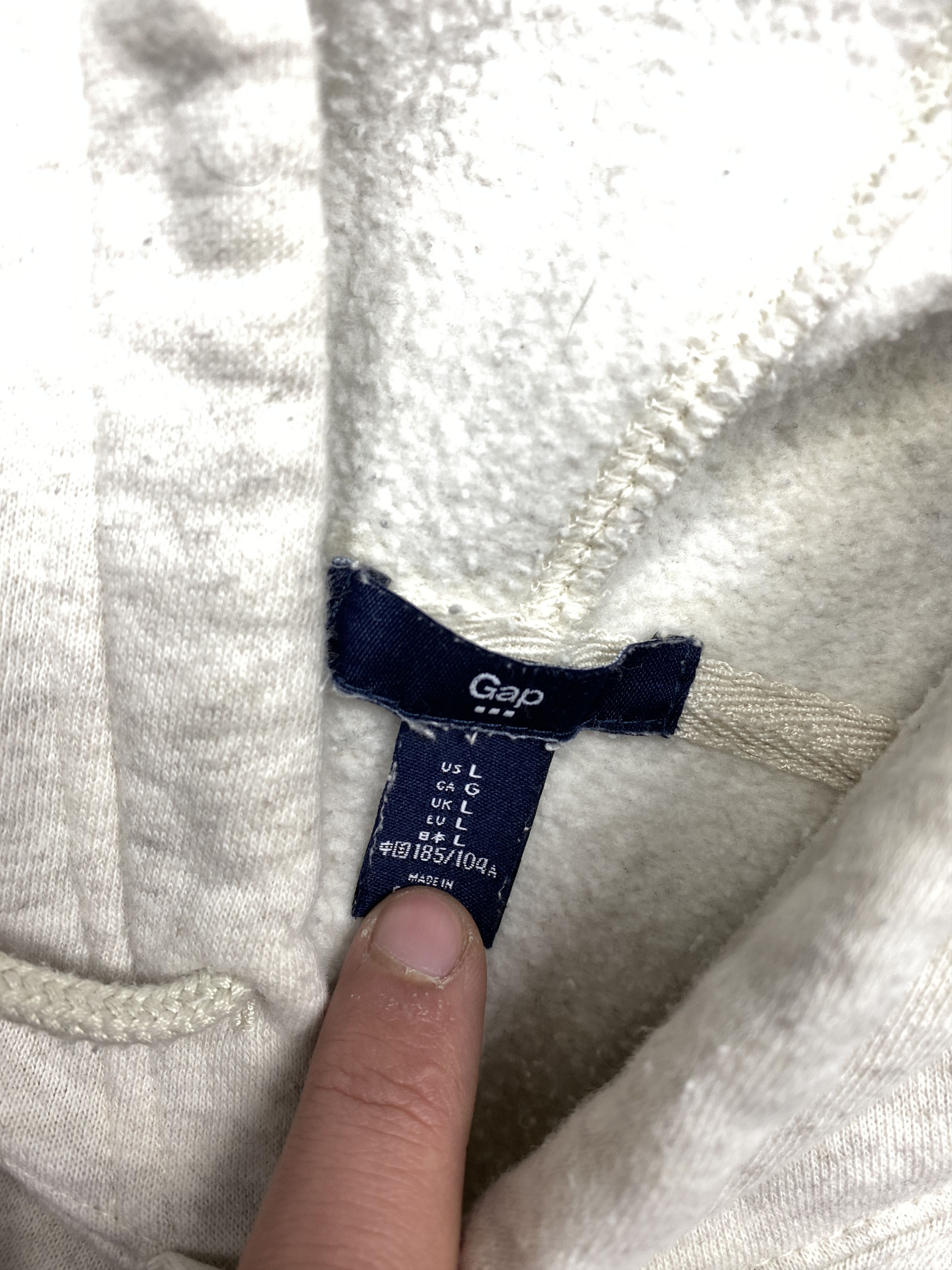 Gap Gap Vintage Mens Hoodie Y2K Size US L / EU 52-54 / 3 - 4 Thumbnail