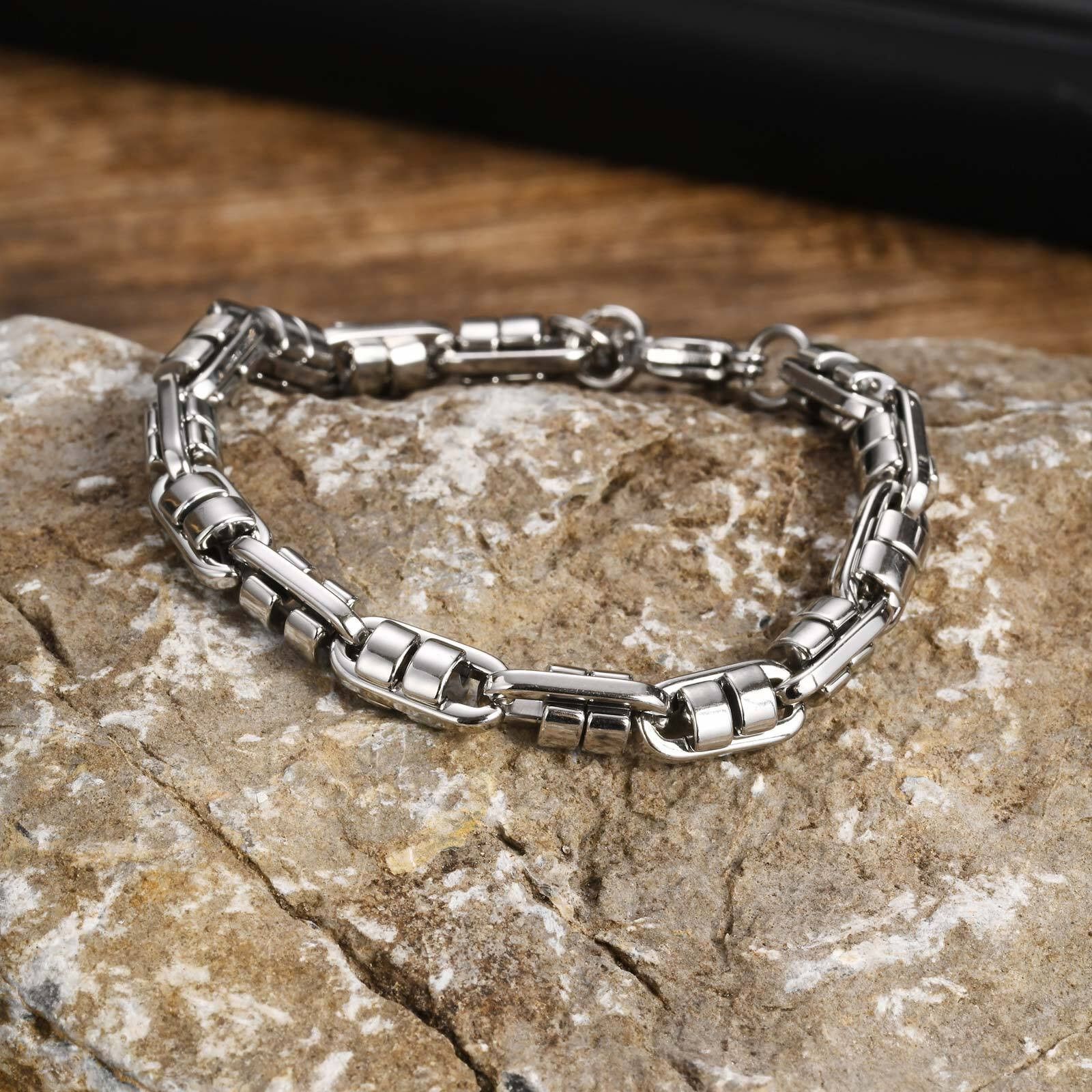 Other Chunky Link Chain Stainless Steel Bracelet Size ONE SIZE - 4 Thumbnail