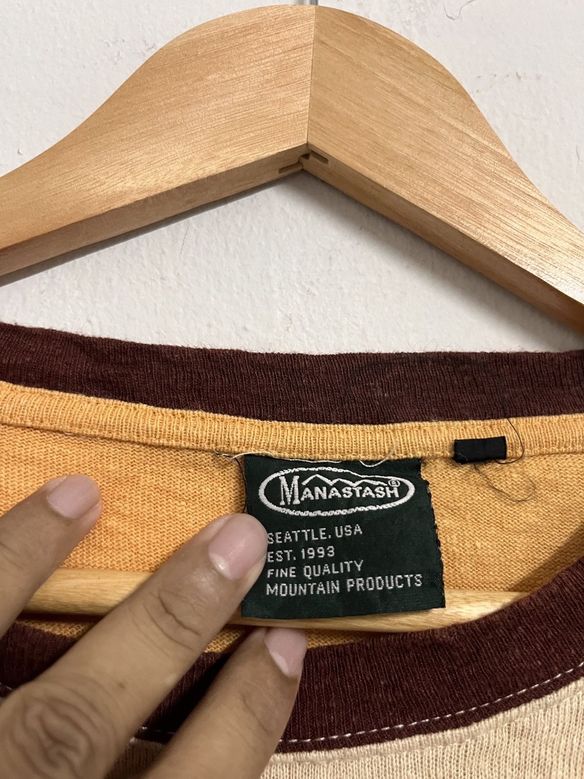 Manastash Manastash Hemp Fabric Colourblock Tee Size US L / EU 52-54 / 3 - 5 Thumbnail