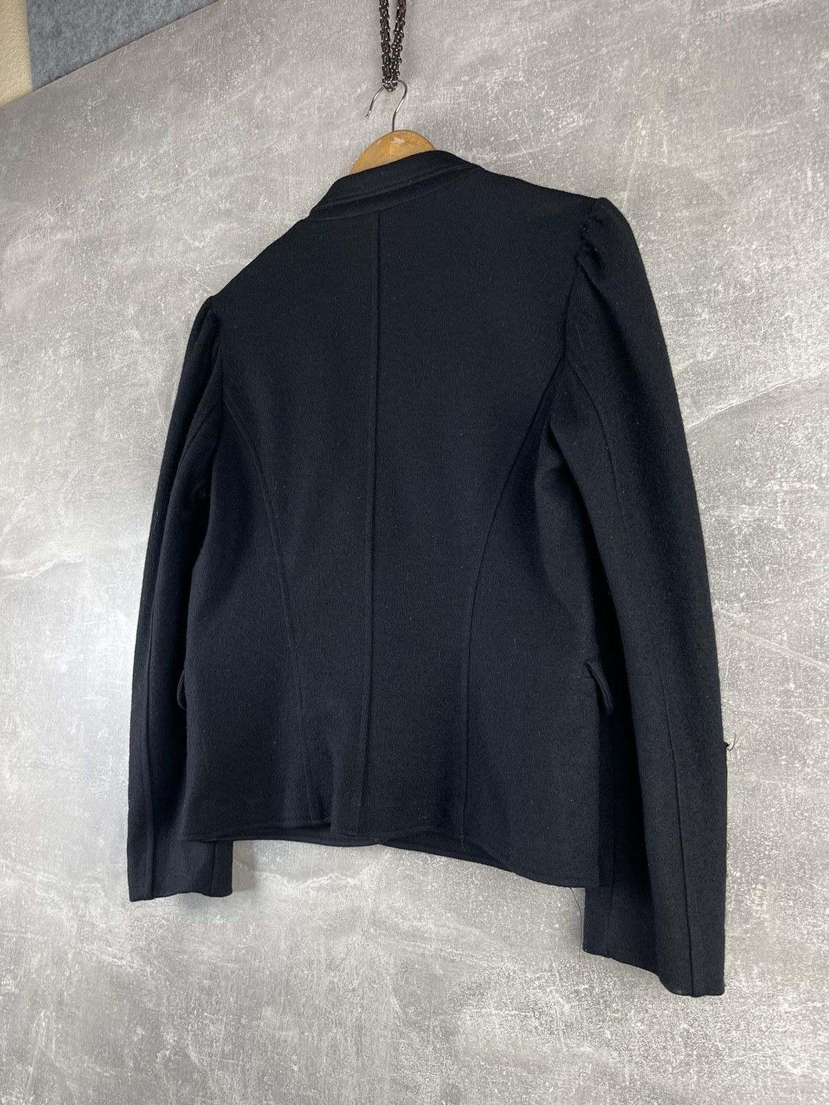 Burberry Burberry Brit Wool Tailored Blazer Jacket Black Size M Size M / US 6-8 / IT 42-44 - 8 Thumbnail