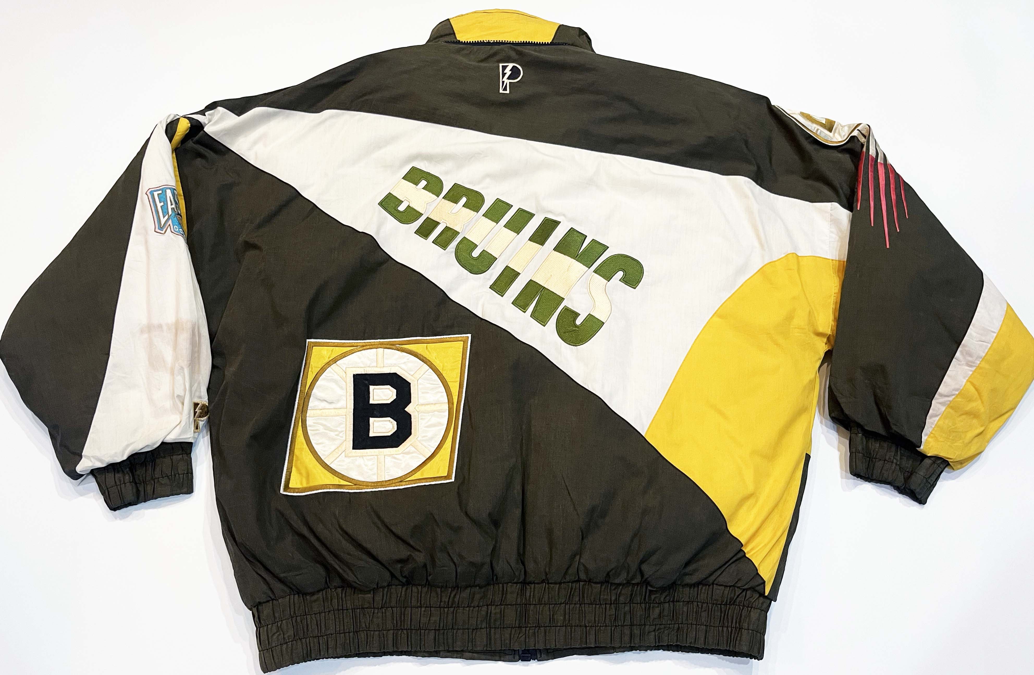 NHL × Pro Player × Vintage Vintage Pro Player NHL Boston Bruins Hockey Full Zip Puffer Size US XL / EU 56 / 4 - 4 Thumbnail