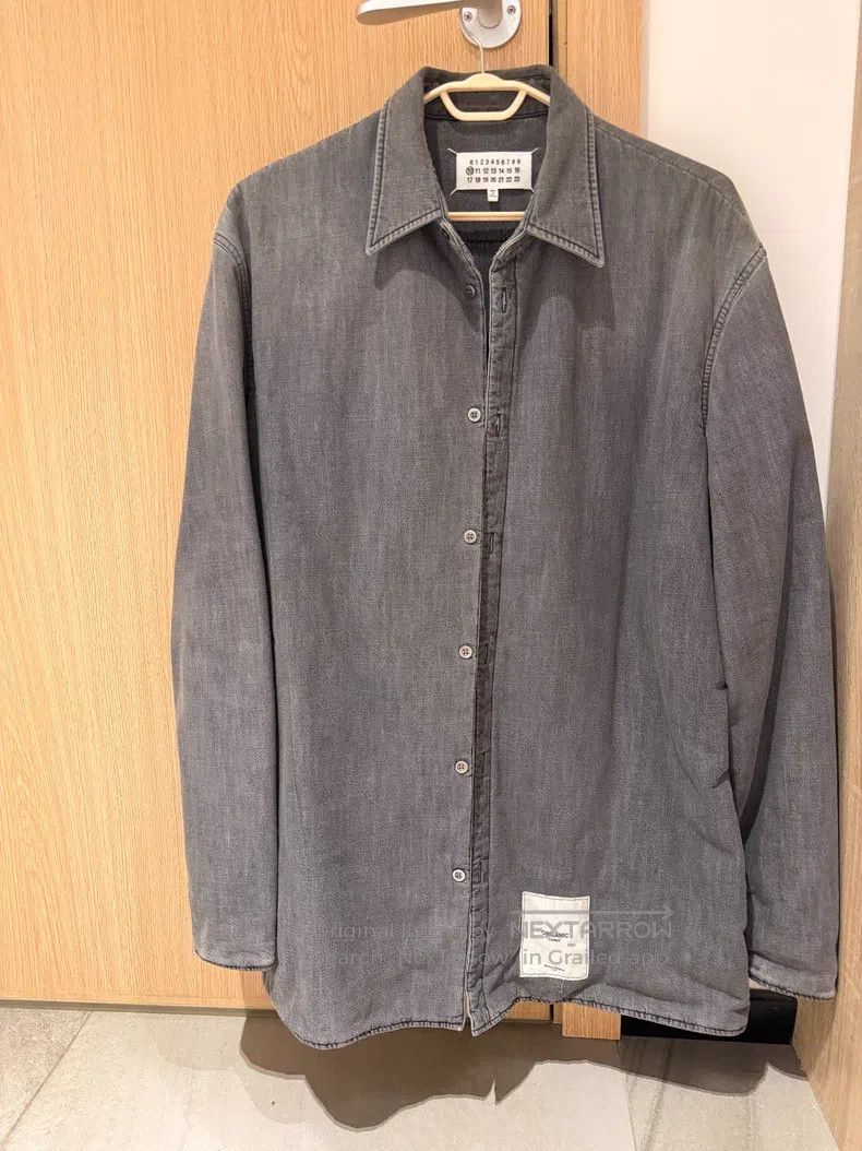 Maison Margiela Maison Margiela Size 38 Gray shirt Size US XXS / EU 40 - 2 Thumbnail
