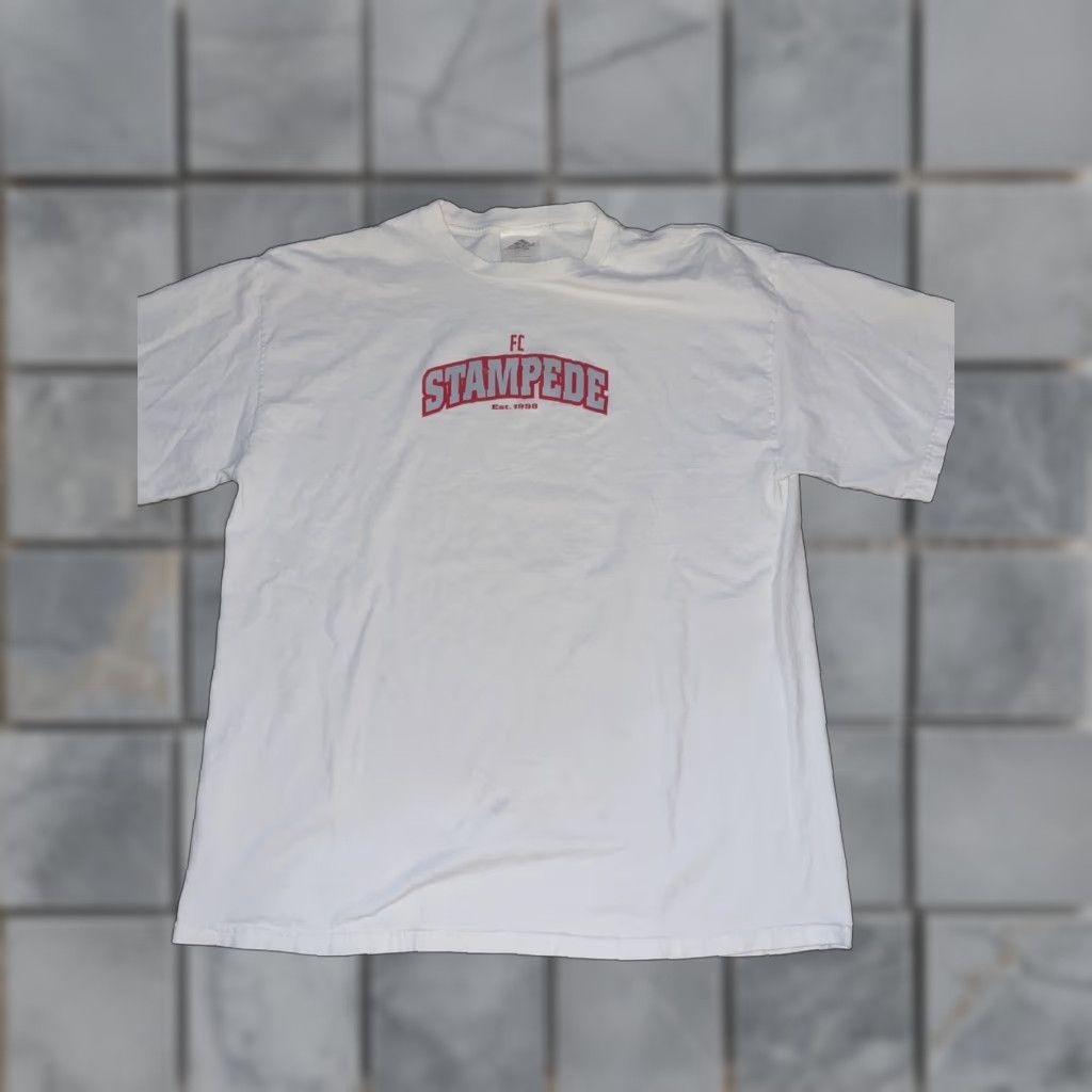 Adidas VINTAGE adidas Stamped FC Soccer T-Shirt White L Mens Size US L / EU 52-54 / 3 - 1 Thumbnail
