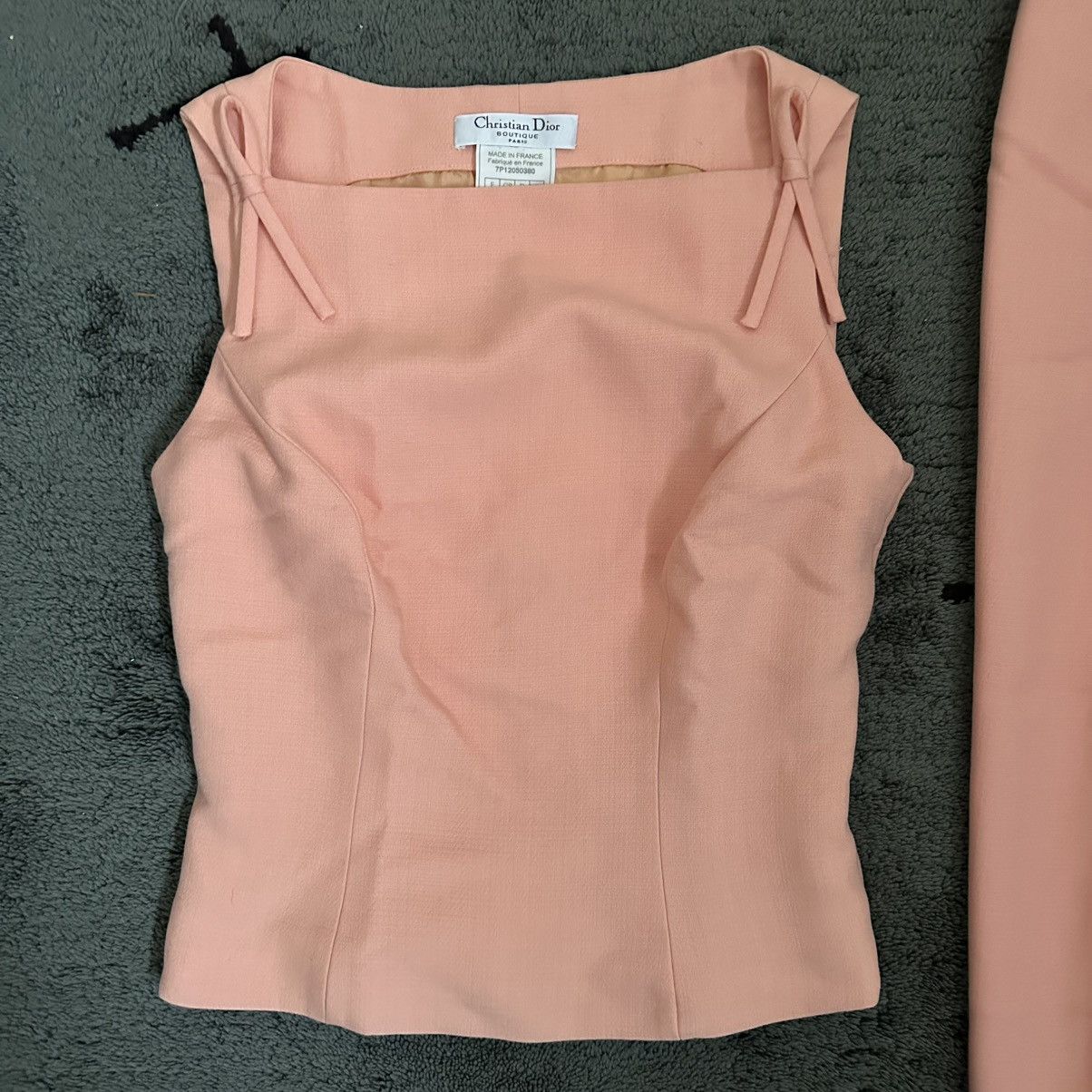 Dior × John Galliano Christian Dior Spring 1997 Pink Top & Bottom Set Archive Size M / US 6-8 / IT 42-44 - 2 Thumbnail