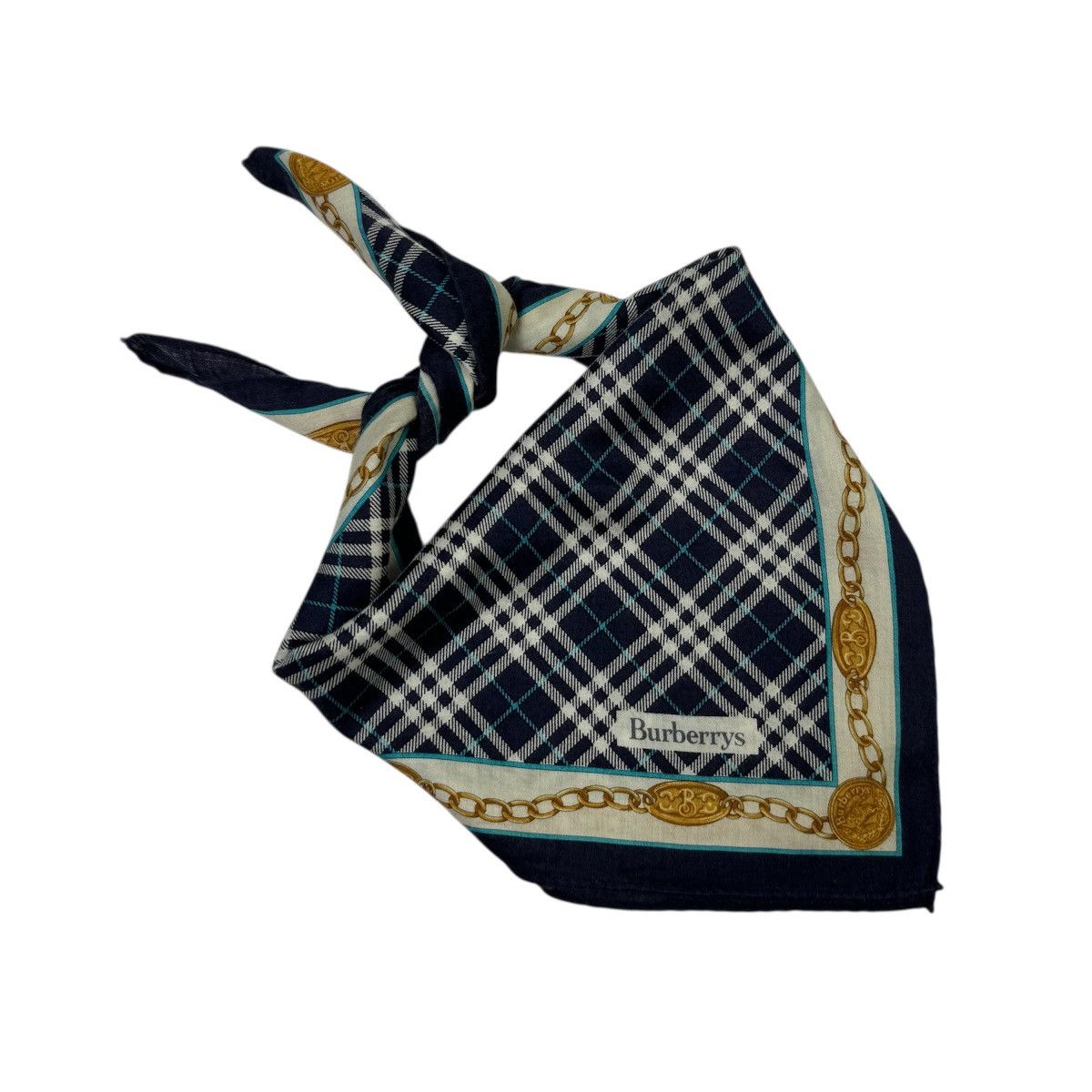 Burberry Prorsum Vintage Burberrys Handkerchief Neckerchief Bandana Size ONE SIZE - 3 Thumbnail