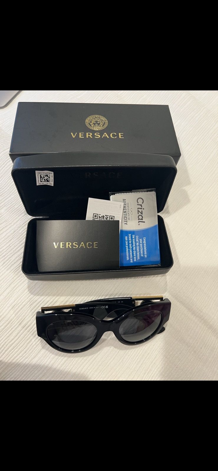 image of Versace Sunglasses in Black, Women's
