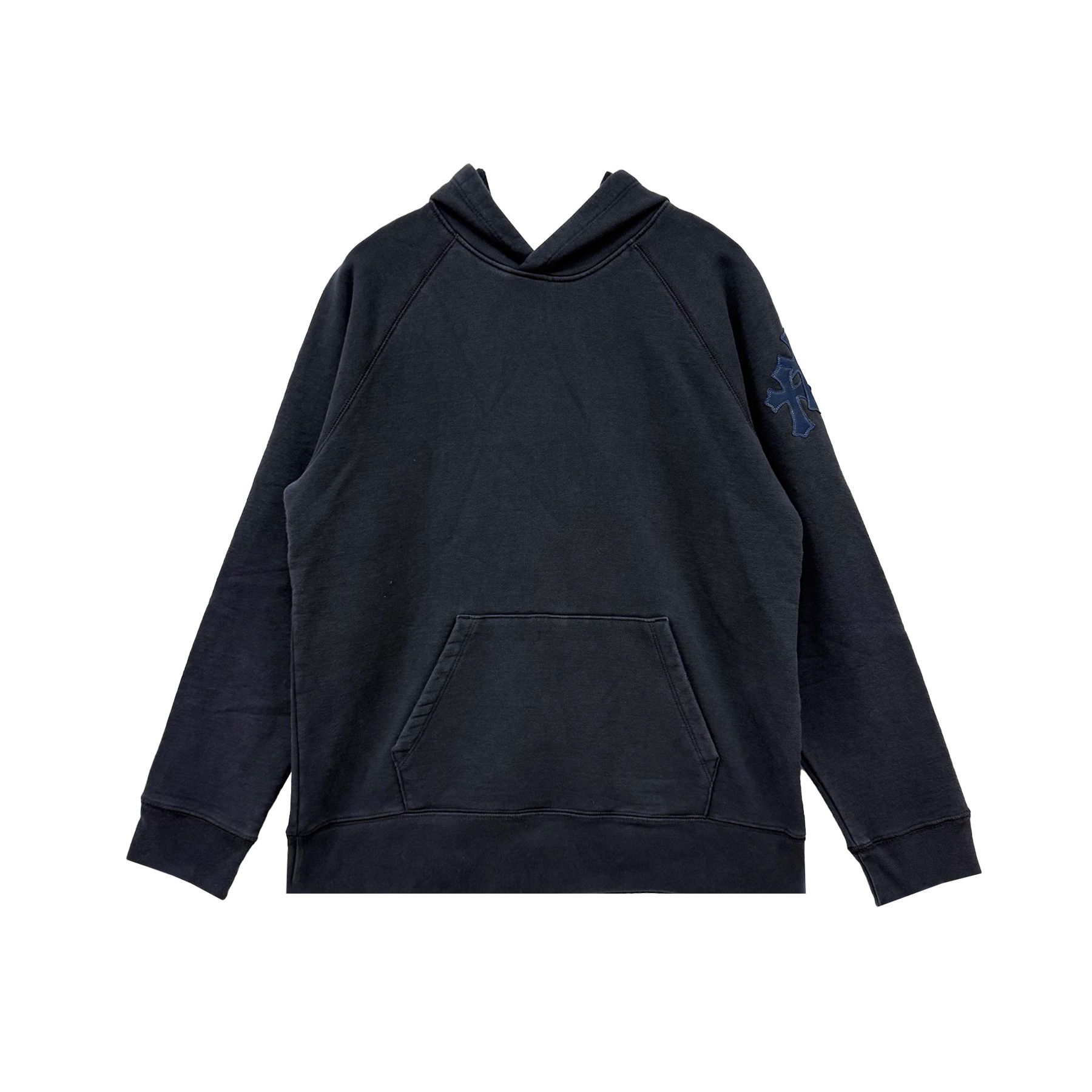 Chrome Hearts Chrome Hearts Triple Cross Patch Navy Pullover Hoodie Size US L / EU 52-54 / 3 - 1 Thumbnail