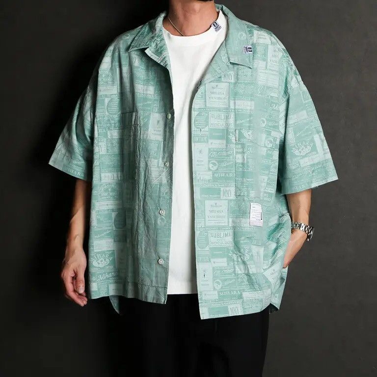 Maison MIHARA YASUHIRO Maison Mihara Yasuhiro MMY Jacquard Classic Pattern Shirt Size US XXL / EU 58 / 5 - 2 Thumbnail