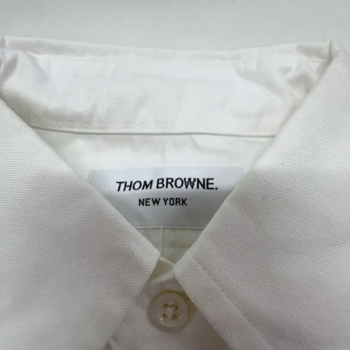 Thom Browne Thom Browne Casual Plain Short Sleeve Shirt -2507 Size US M / EU 48-50 / 2 - 3 Thumbnail