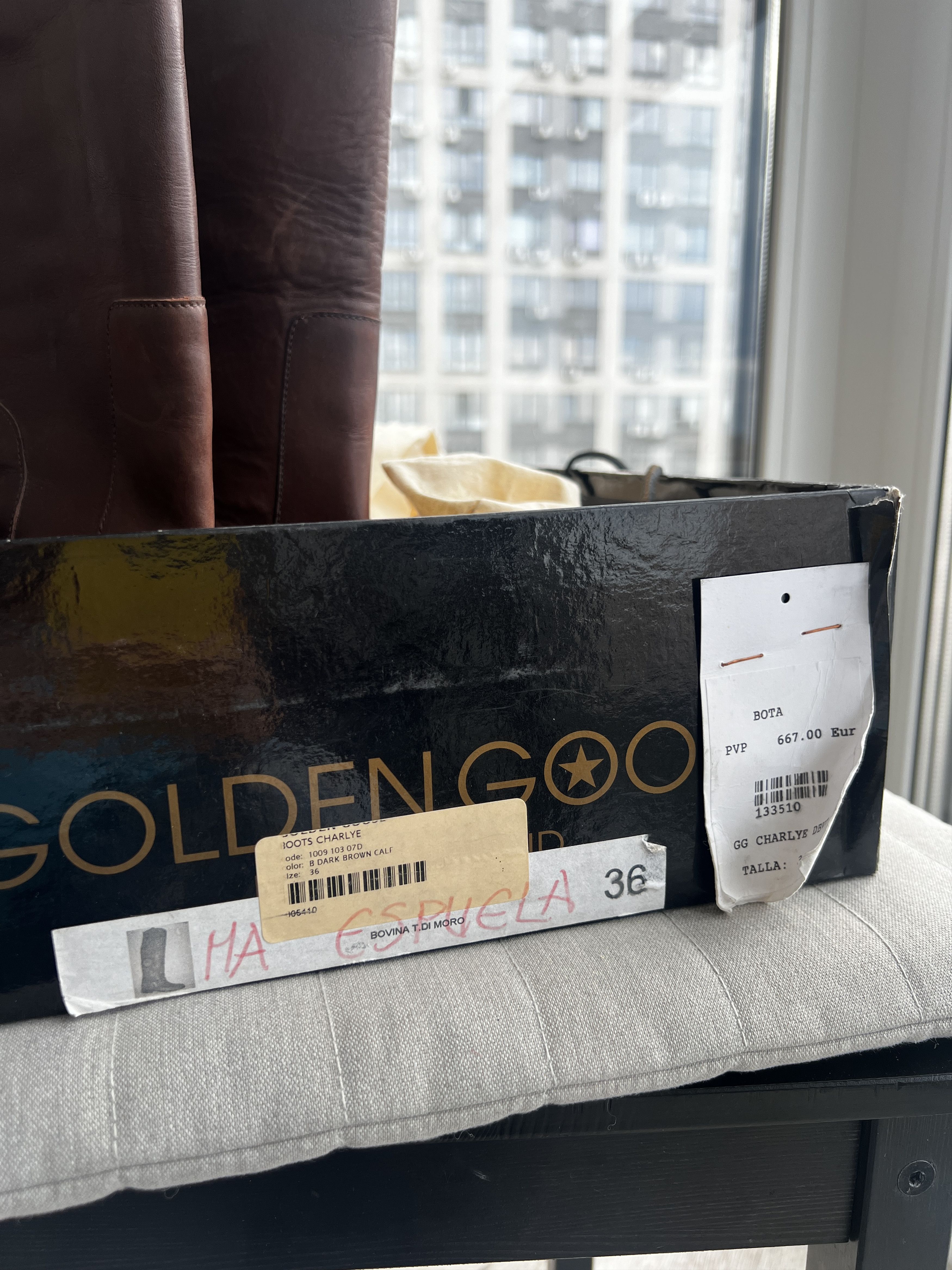 Golden Goose New Golden Goose Western Distresed Boots Size 36 Size US 6 / IT 36 - 9 Thumbnail
