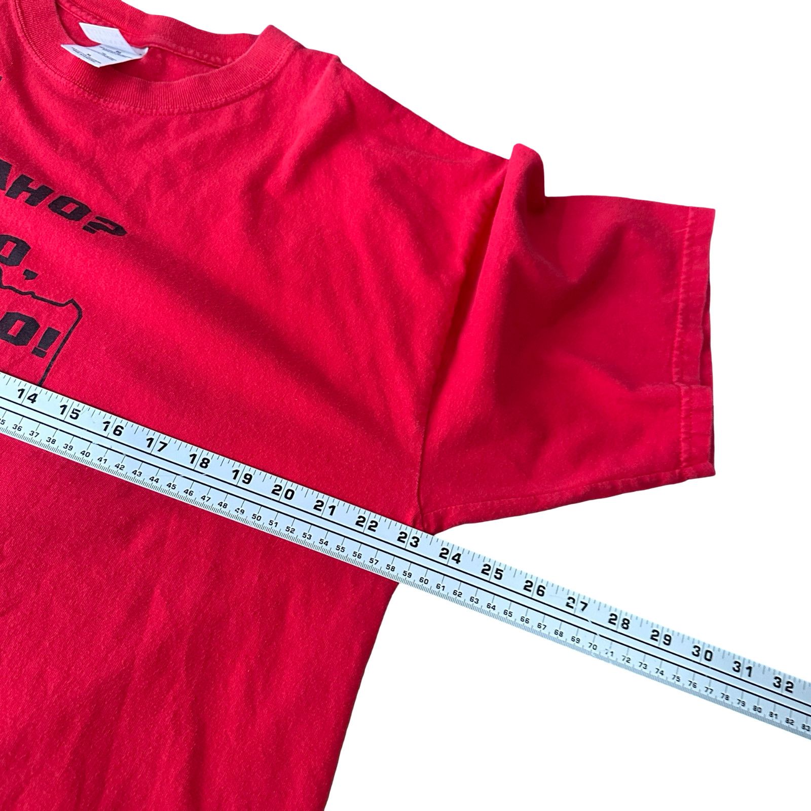 Gildan Vintage Idaho No Udaho T-Shirt Men XL Red Short Sleeve Joke Size US XL / EU 56 / 4 - 6 Thumbnail