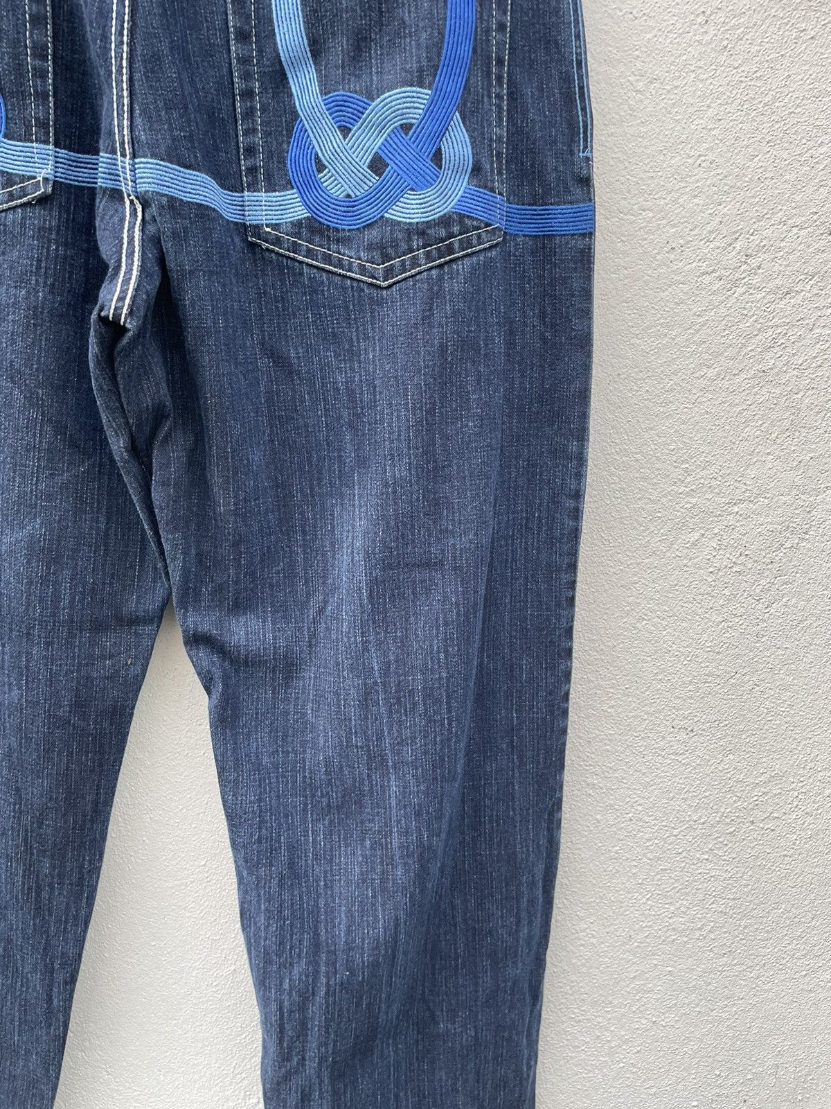If Six Was Nine × JNCO Vintage Y2K Evolution Design Denim Jeans Size US 38 / EU 54 - 14 Thumbnail