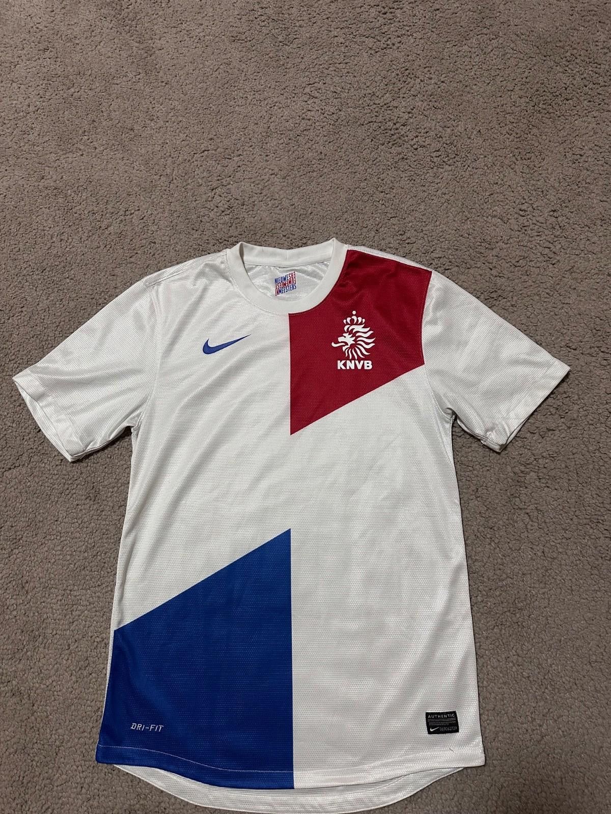 Nike NETHERLANDS 2013 2014 AWAY FOOTBALL SHIRT SOCCER JERSEY NIKE Size US S / EU 44-46 / 1 - 3 Thumbnail