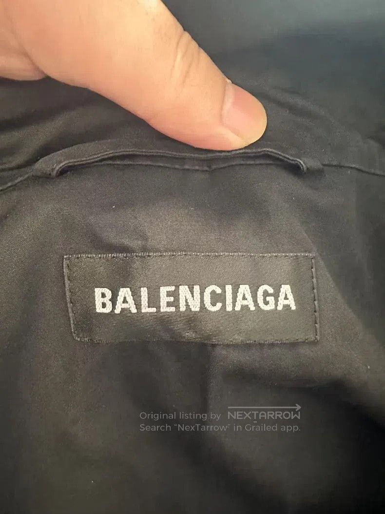 Balenciaga Balenciaga Football Series Embroidered Windbreaker Size US S / EU 44-46 / 1 - 3 Thumbnail