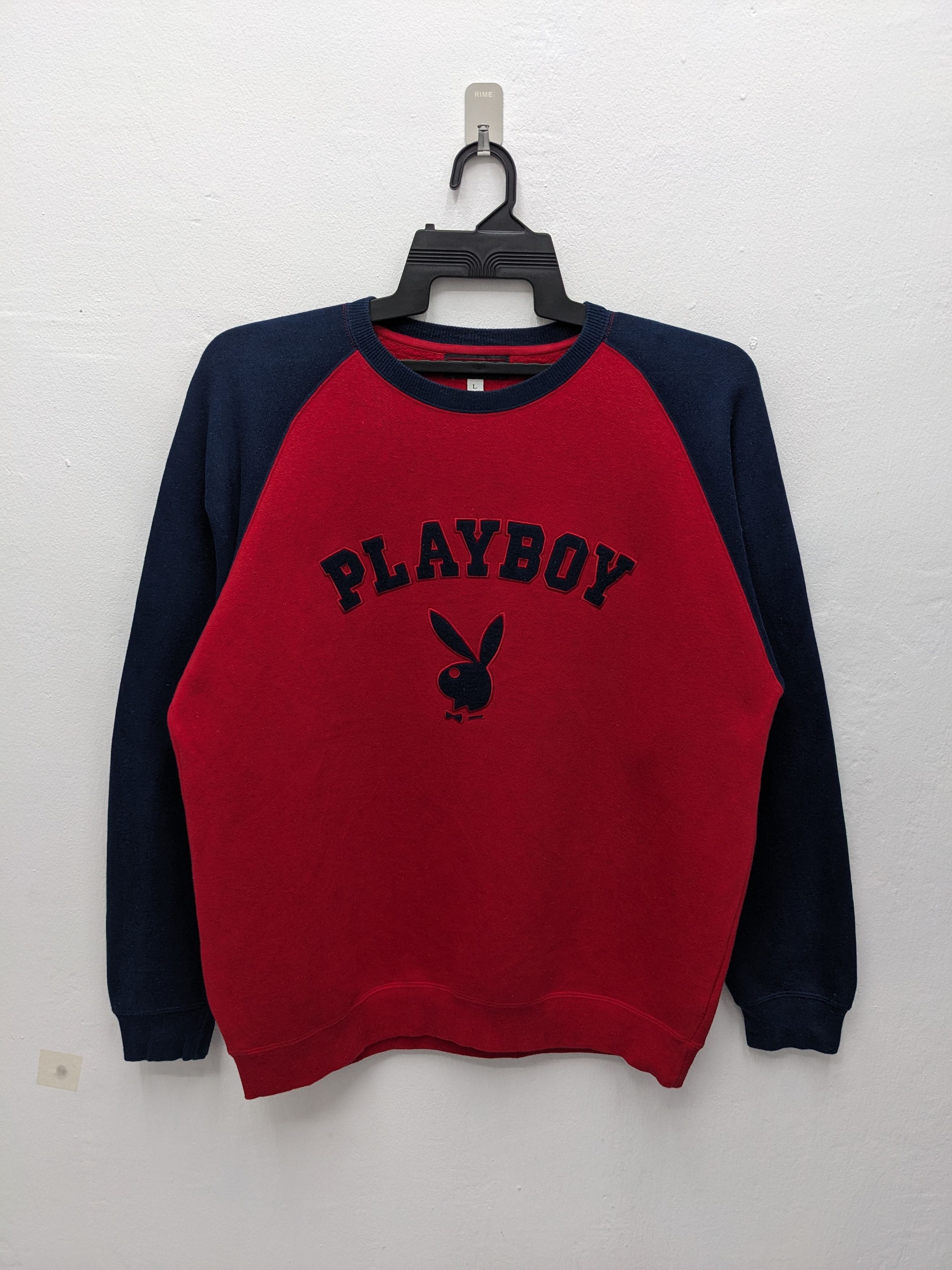 Playboy VINTAGE PLAYBOY RAGLAN SWEATSHIRT Size US L / EU 52-54 / 3 - 2 Thumbnail
