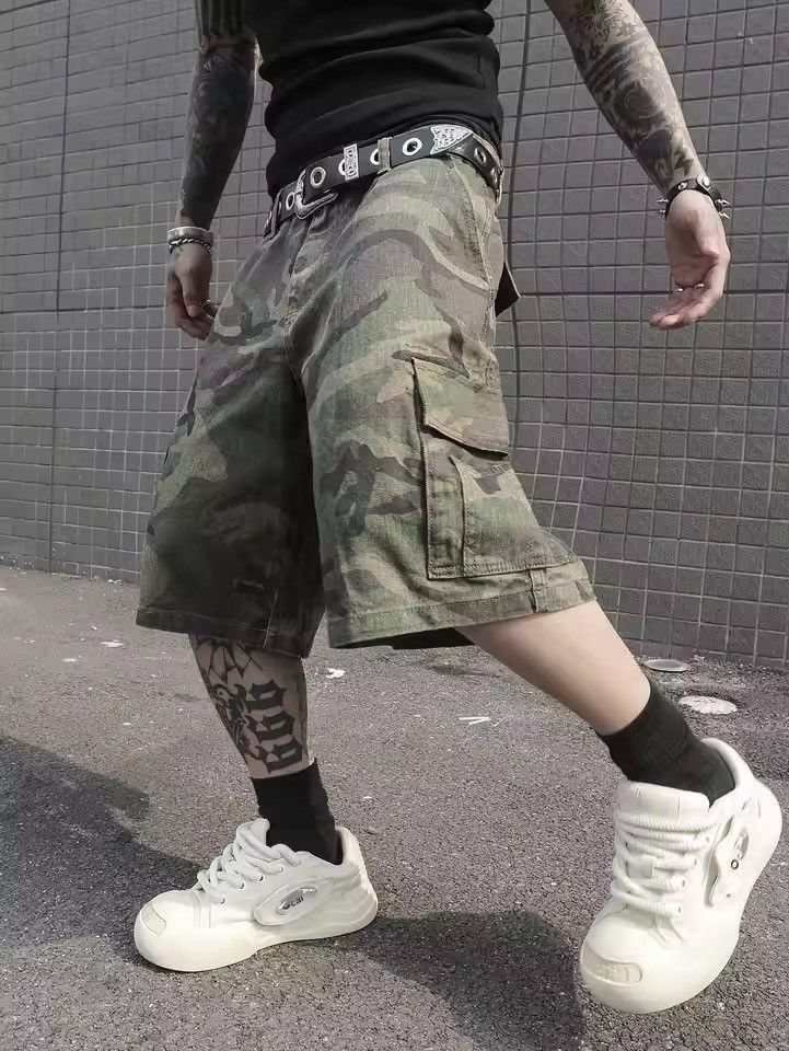 VIBE DRIP cargo Camo shorts jorts RETRO Size US 31 - 2 Thumbnail