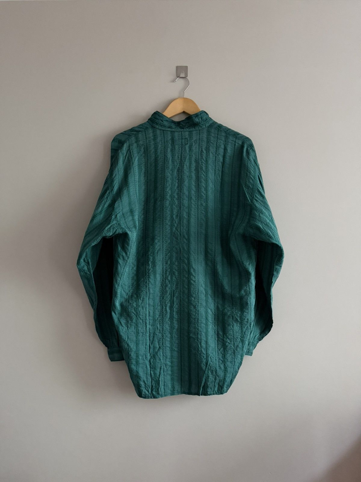 CLOSED × Marithe + Francois Girbaud Marithé François Girbaud Vintage Textured Shirt Italy Size US M / EU 48-50 / 2 - 8 Thumbnail